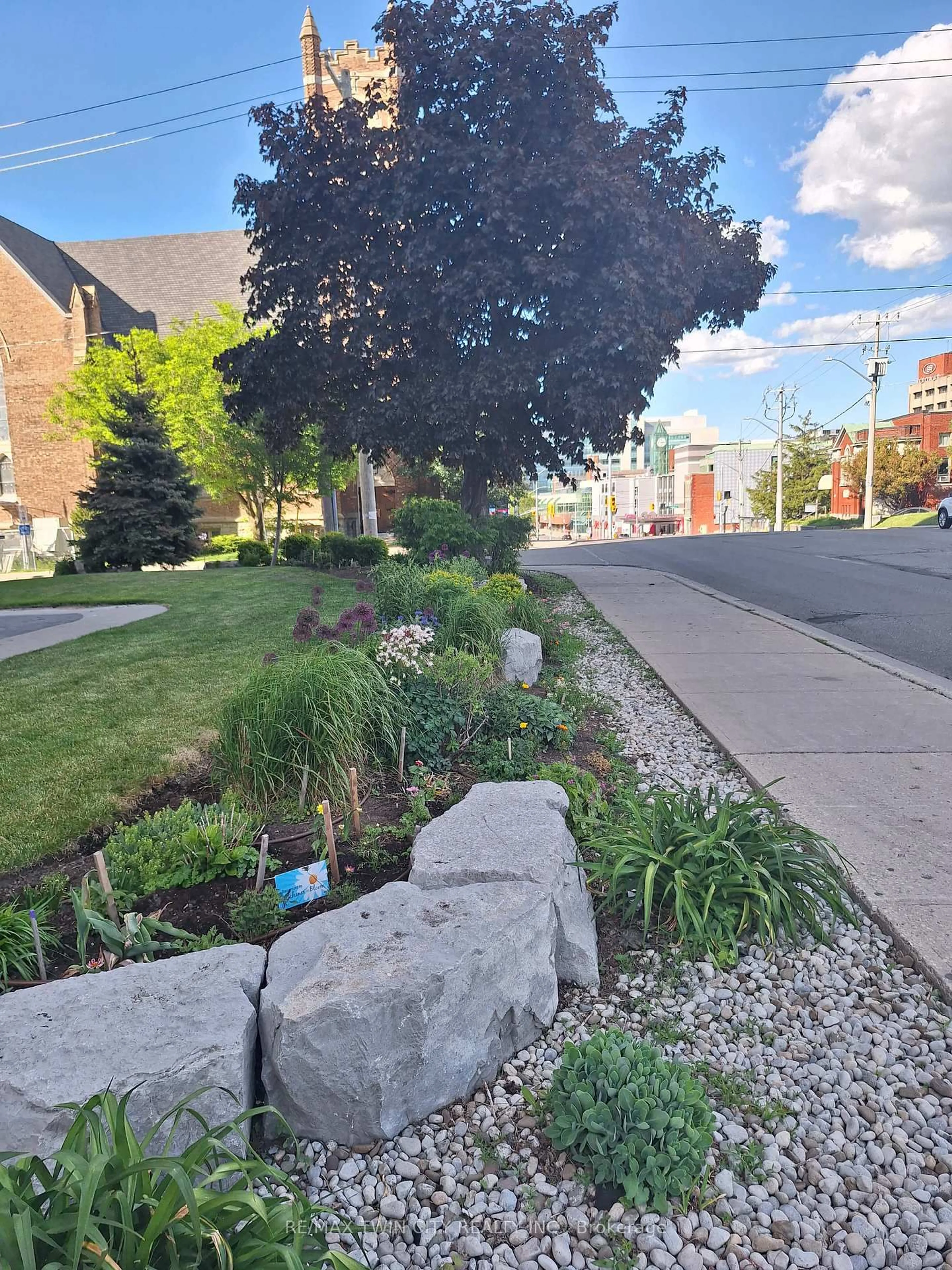 A pic from outside/outdoor area/front of a property/back of a property/a pic from drone, street for 64 Benton St #502, Kitchener Ontario N2G 4L9