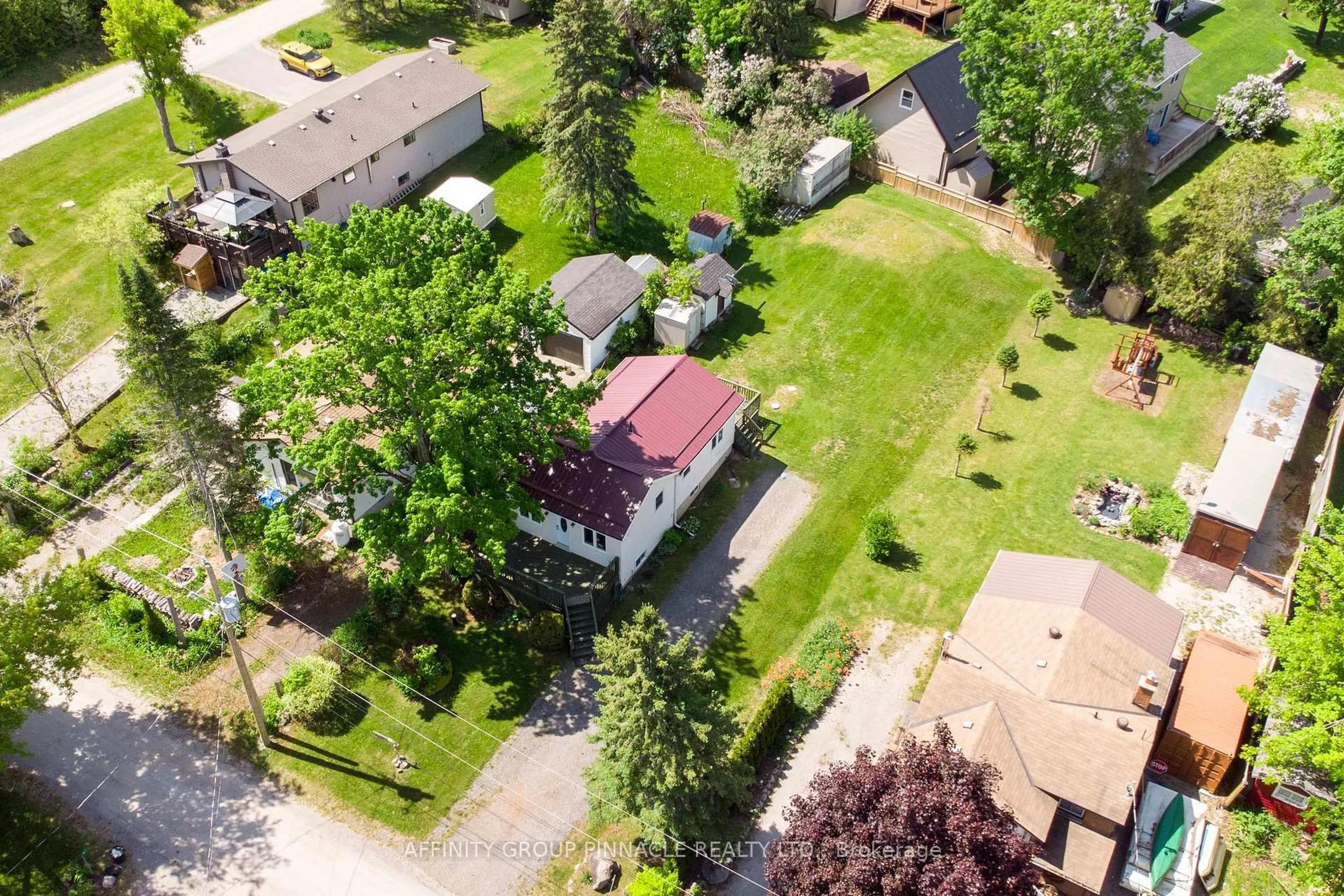 A pic from outside/outdoor area/front of a property/back of a property/a pic from drone, street for 5 Fawn St, Kawartha Lakes Ontario K0M 1L0