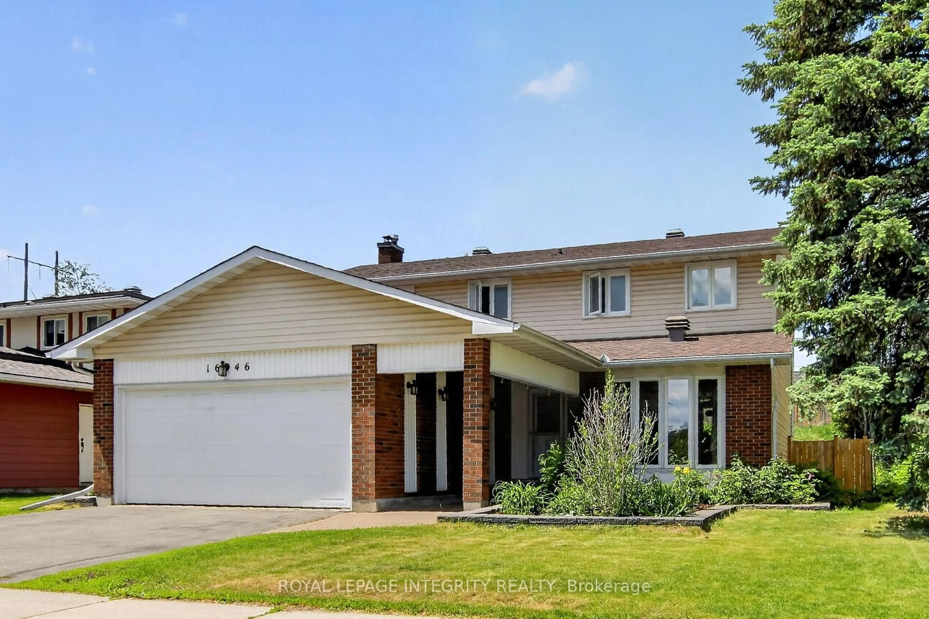 Home with brick exterior material, street for 1646 Grey Nuns Dr, Orleans Ontario K1C 1T7