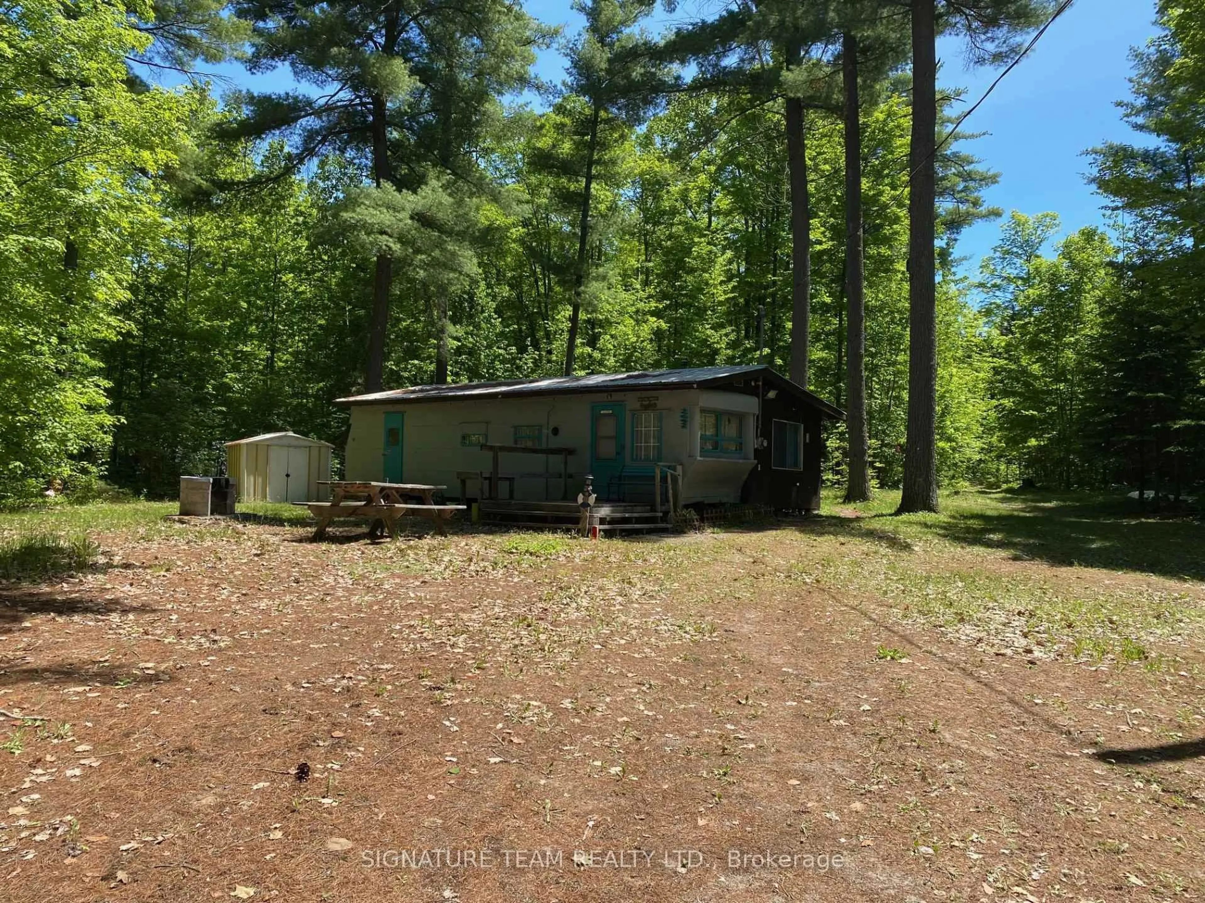 A pic from outside/outdoor area/front of a property/back of a property/a pic from drone, forest/trees view for 491 Jessup Rd, Eganville Ontario K0J 1T0