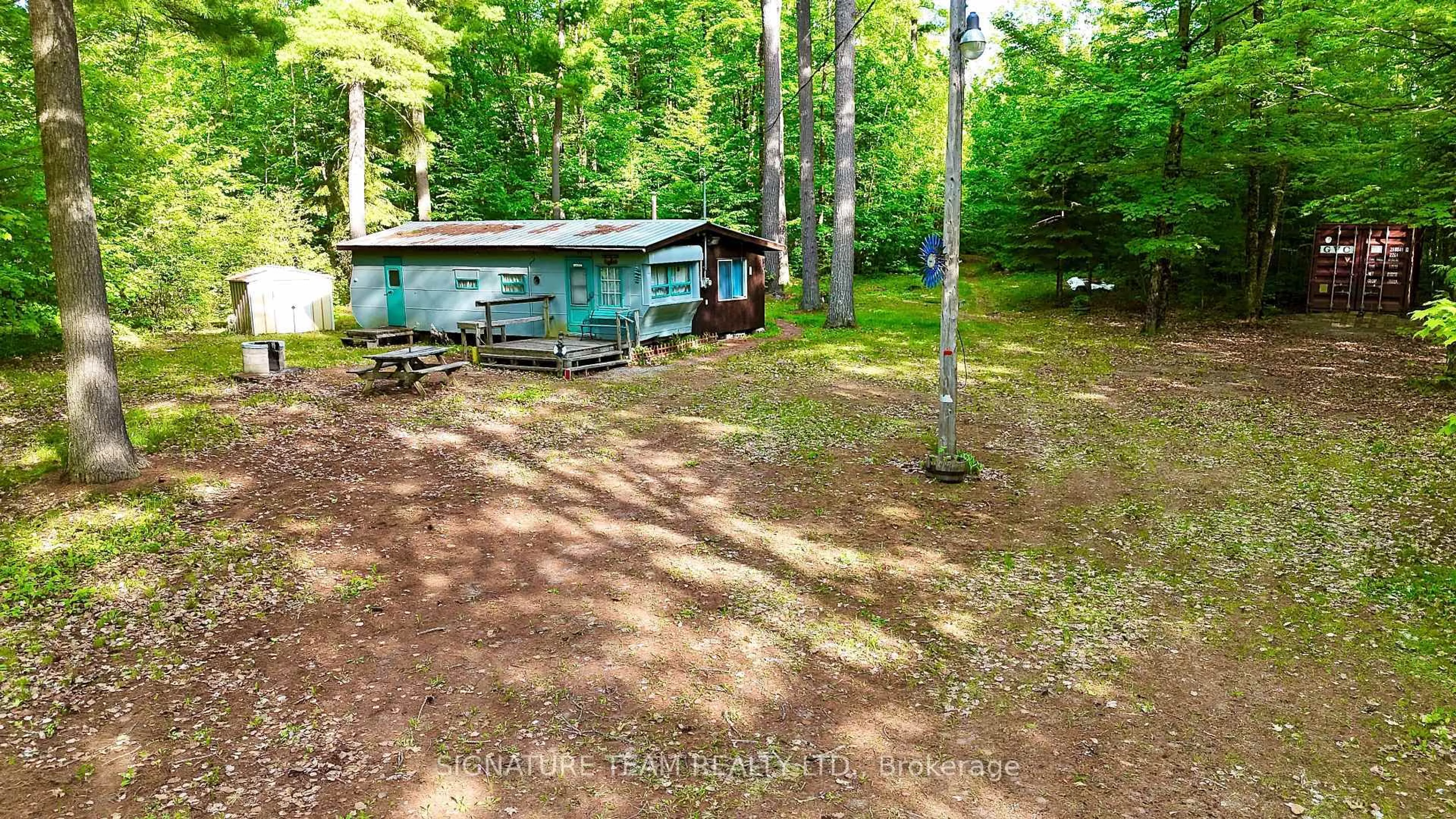 A pic from outside/outdoor area/front of a property/back of a property/a pic from drone, forest/trees view for 491 Jessup Rd, Eganville Ontario K0J 1T0
