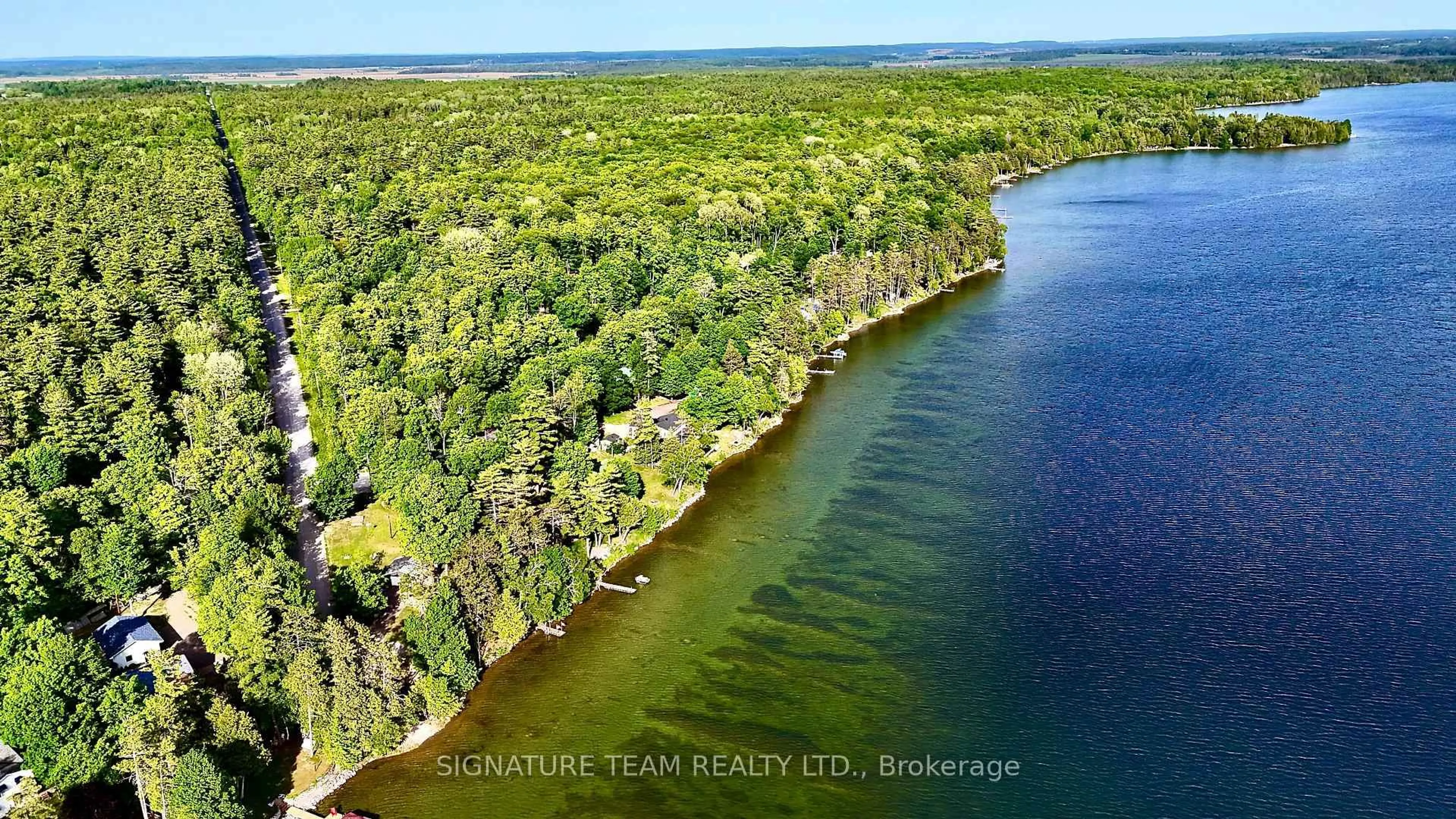 A pic from outside/outdoor area/front of a property/back of a property/a pic from drone, water/lake/river/ocean view for 491 Jessup Rd, Eganville Ontario K0J 1T0