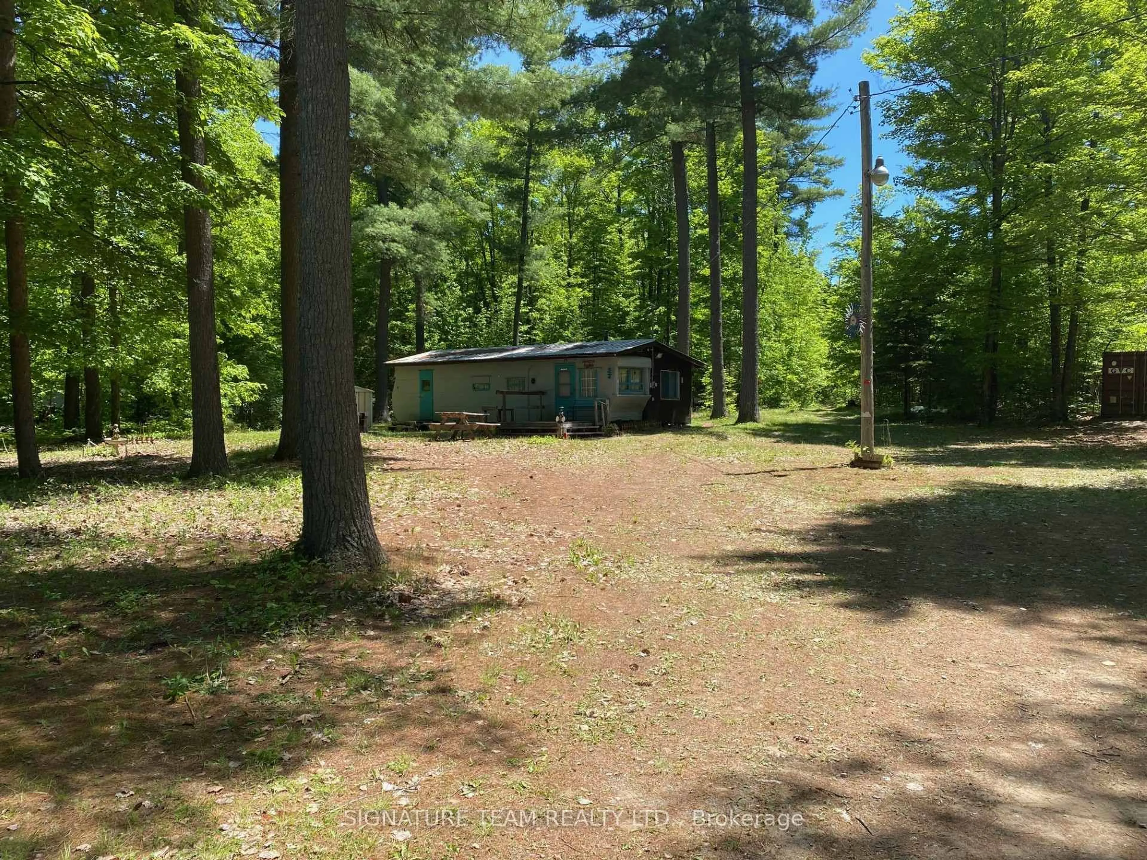 A pic from outside/outdoor area/front of a property/back of a property/a pic from drone, forest/trees view for 491 Jessup Rd, Eganville Ontario K0J 1T0