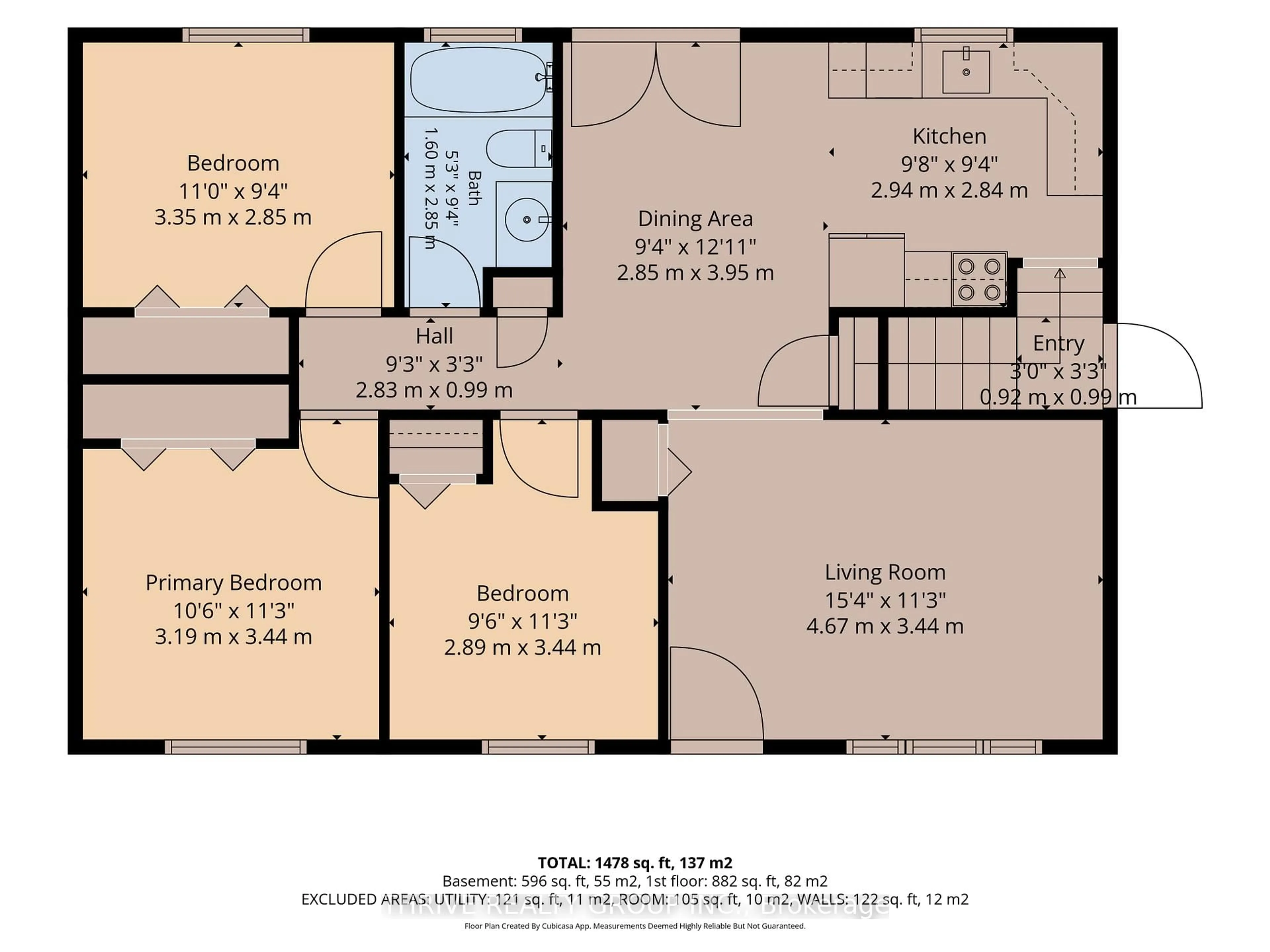 Floor plan for 85 Vanbuskirk Dr, St. Thomas Ontario N5R 4Z3