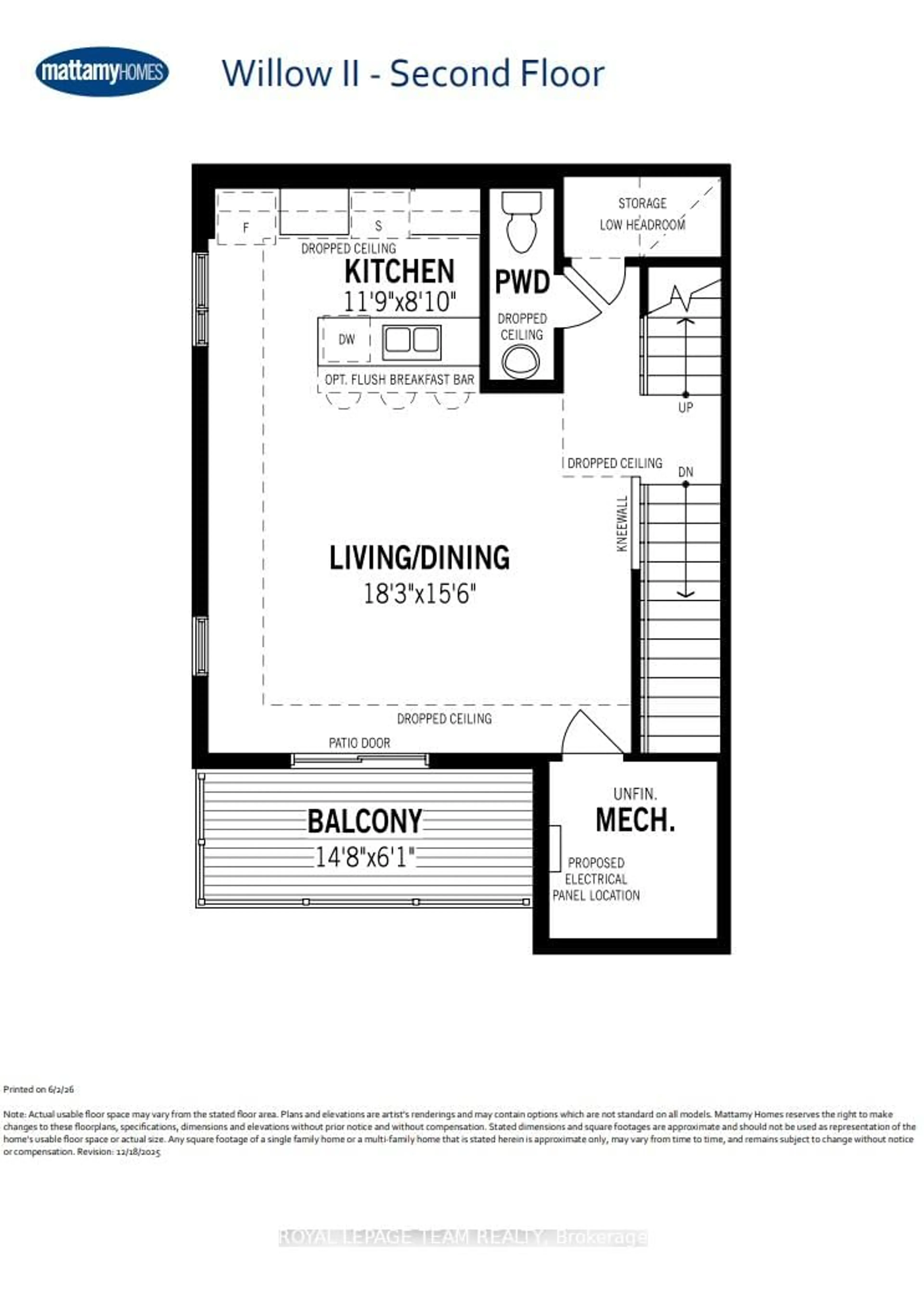 Floor plan for 1537 Half Moon Bay, Ottawa Ontario K2J 7K6