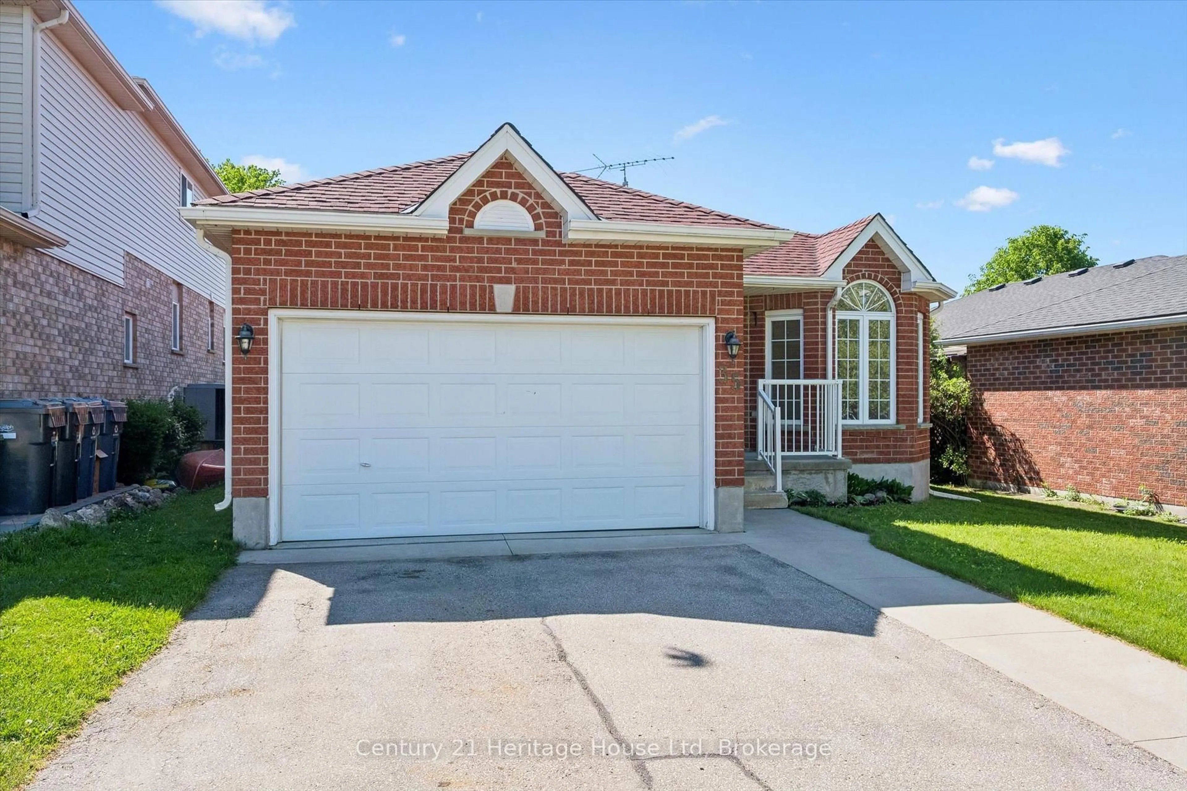 Home with brick exterior material, street for 35 Shackleton Dr, Guelph Ontario N1E 7K5