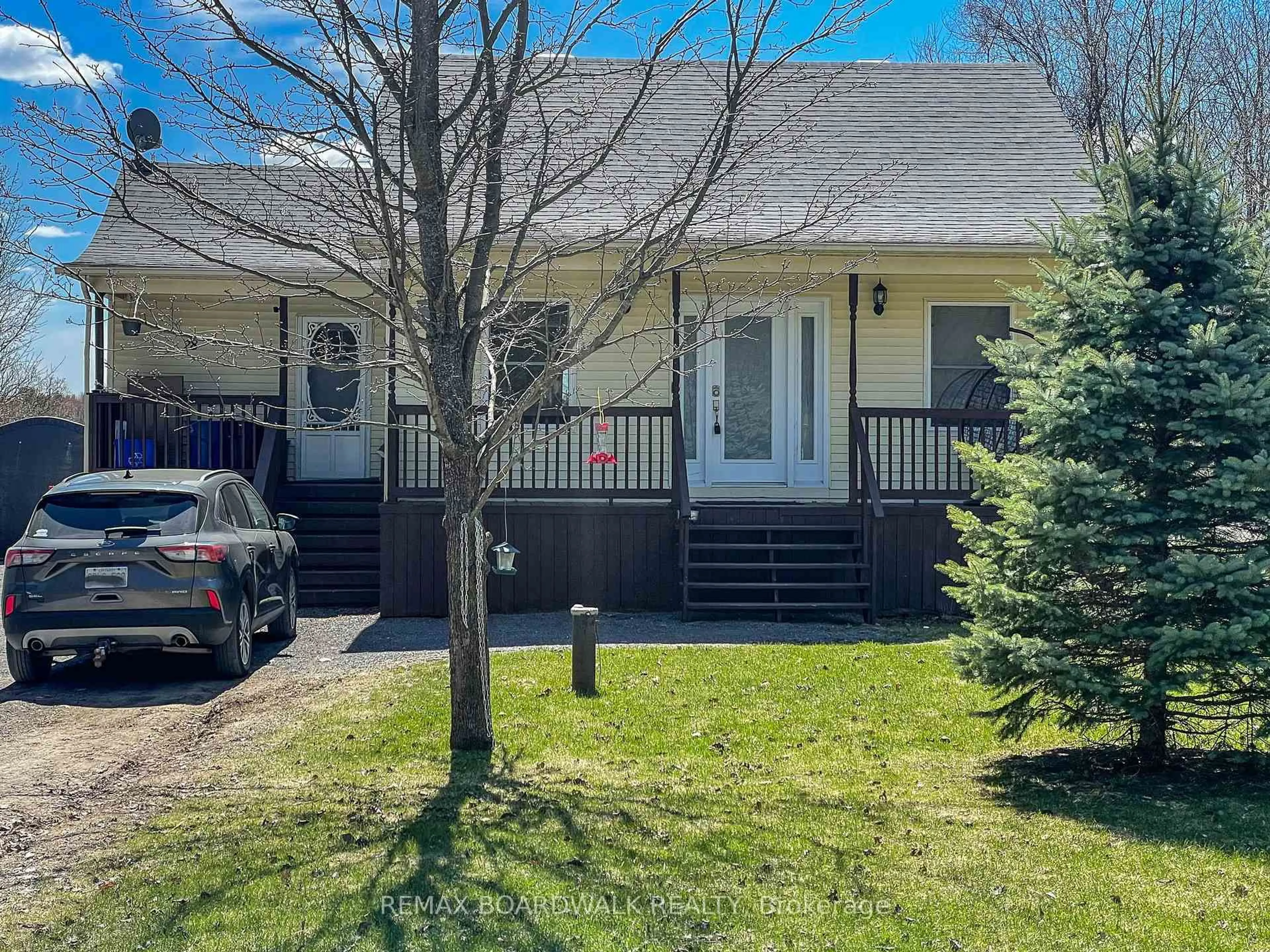 A pic from outside/outdoor area/front of a property/back of a property/a pic from drone, street for 28 Jean Paul Rd, The Nation Ontario K0A 1M0