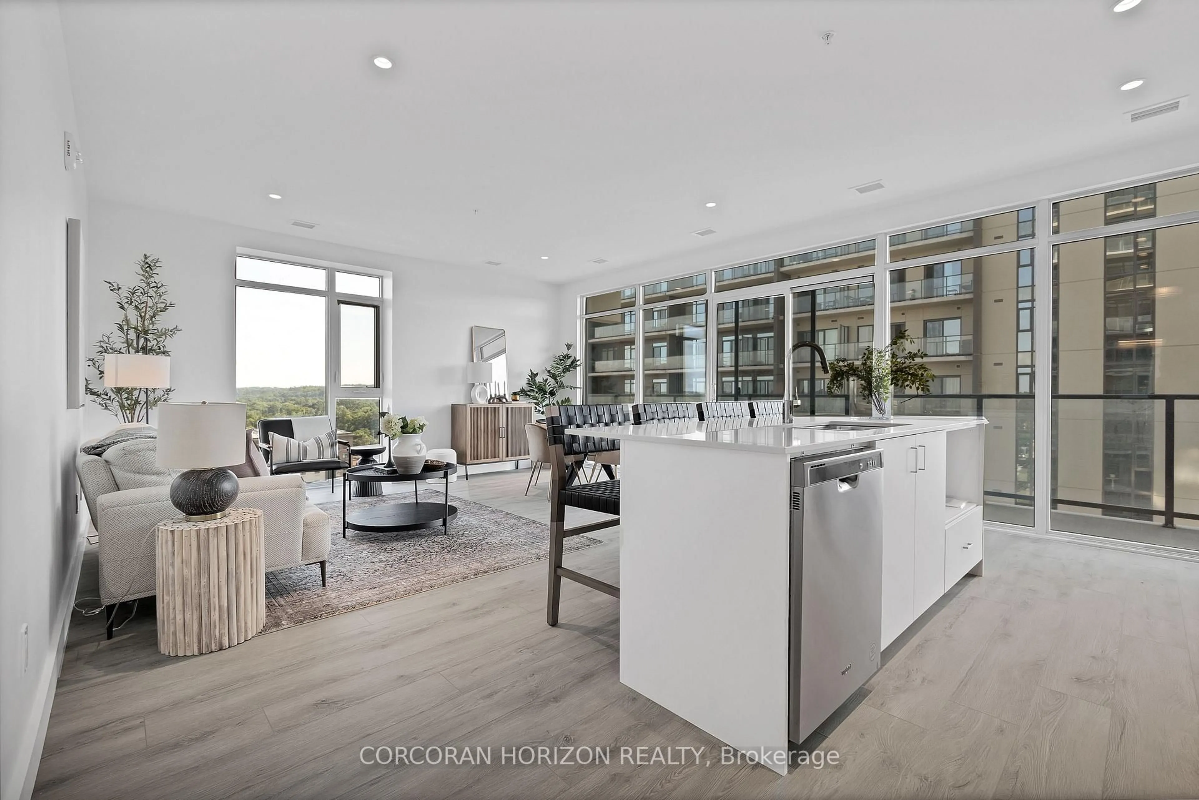 Open concept kitchen, unknown for 50 Grand Ave #1702, Cambridge Ontario N1S 2L8