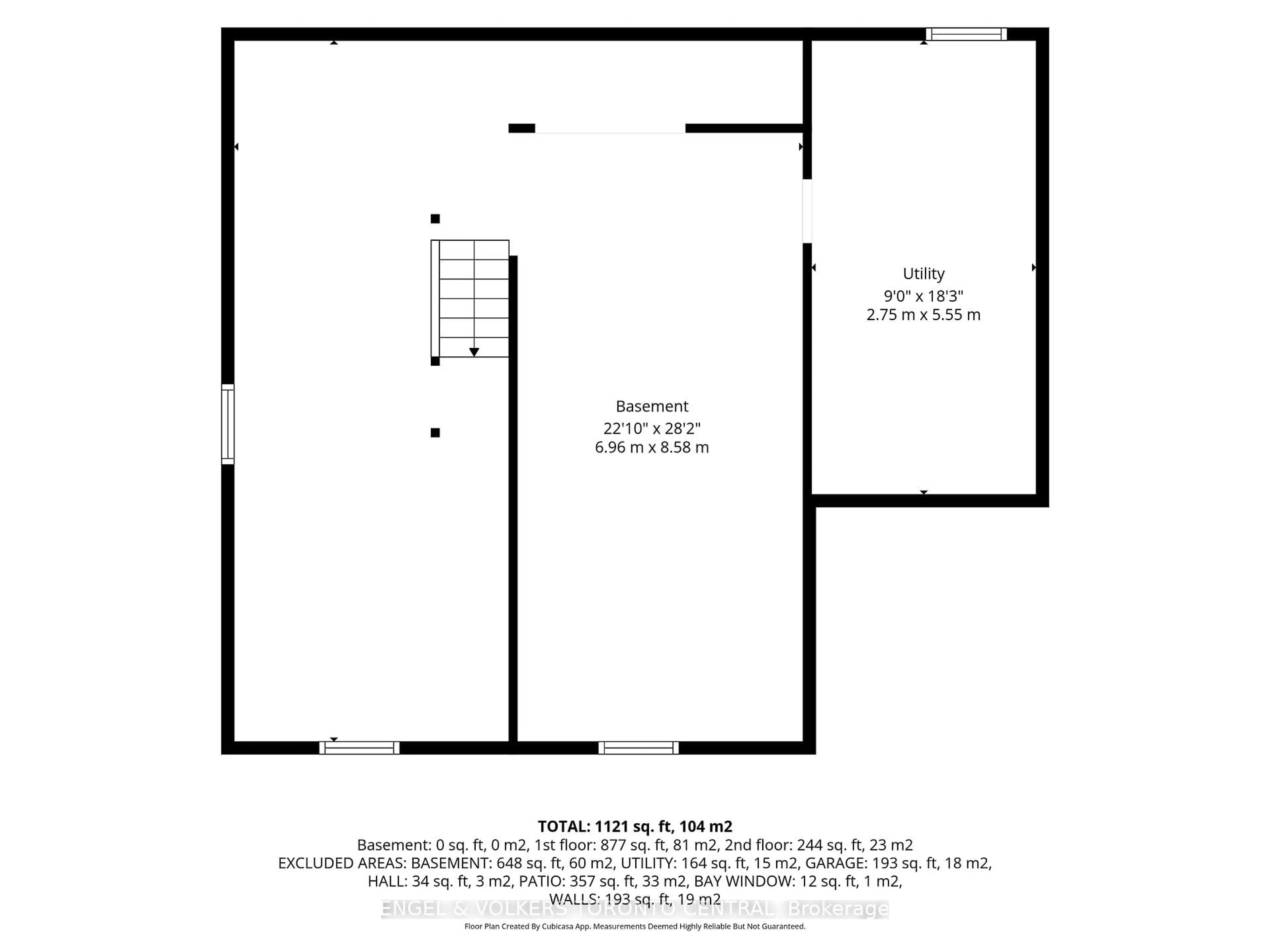 Floor plan for 101 Irene Ave, Hamilton Ontario L8G 2B1