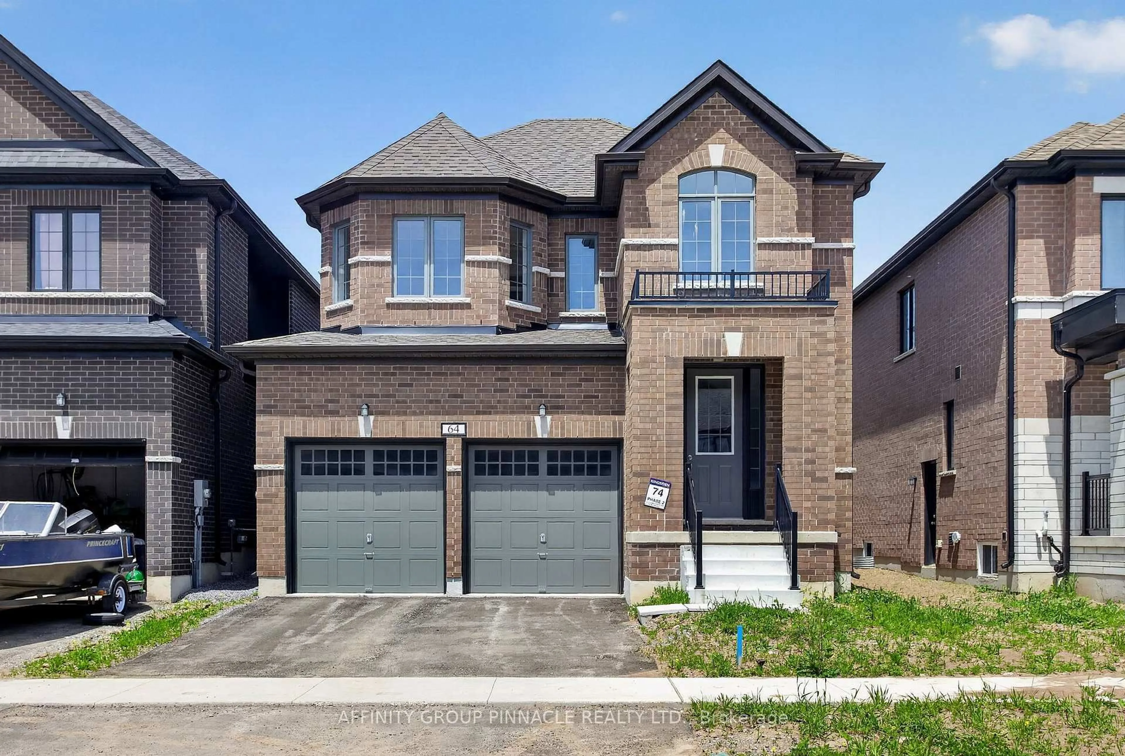Home with brick exterior material, street for 64 Butler Blvd, Kawartha Lakes Ontario K9V 4R1