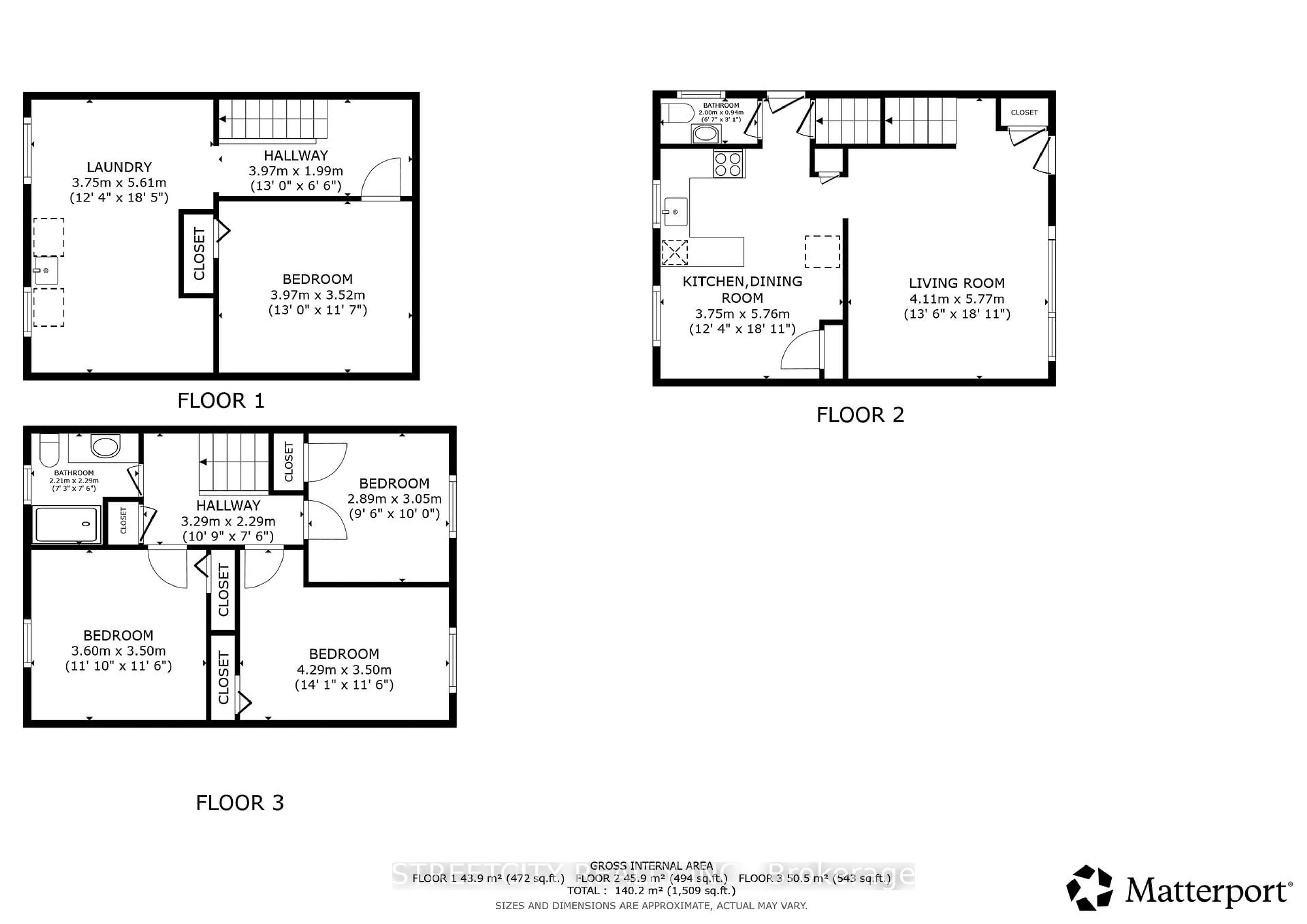 Floor plan for 22 Vincent Cres, London South Ontario N6C 5L8