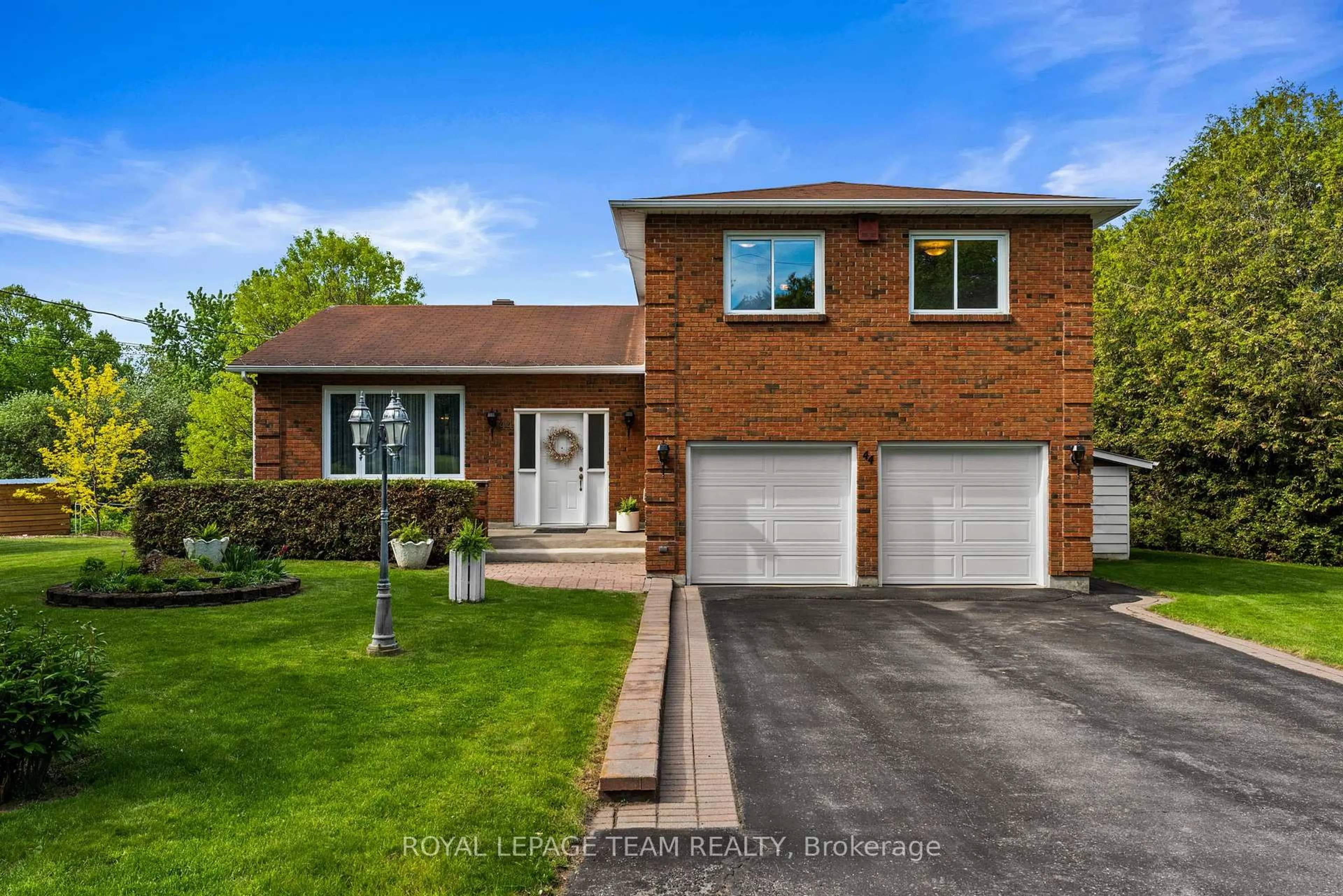 Home with brick exterior material, street for 44 Steeple Hill Cres, Ottawa Ontario K2R 1G3