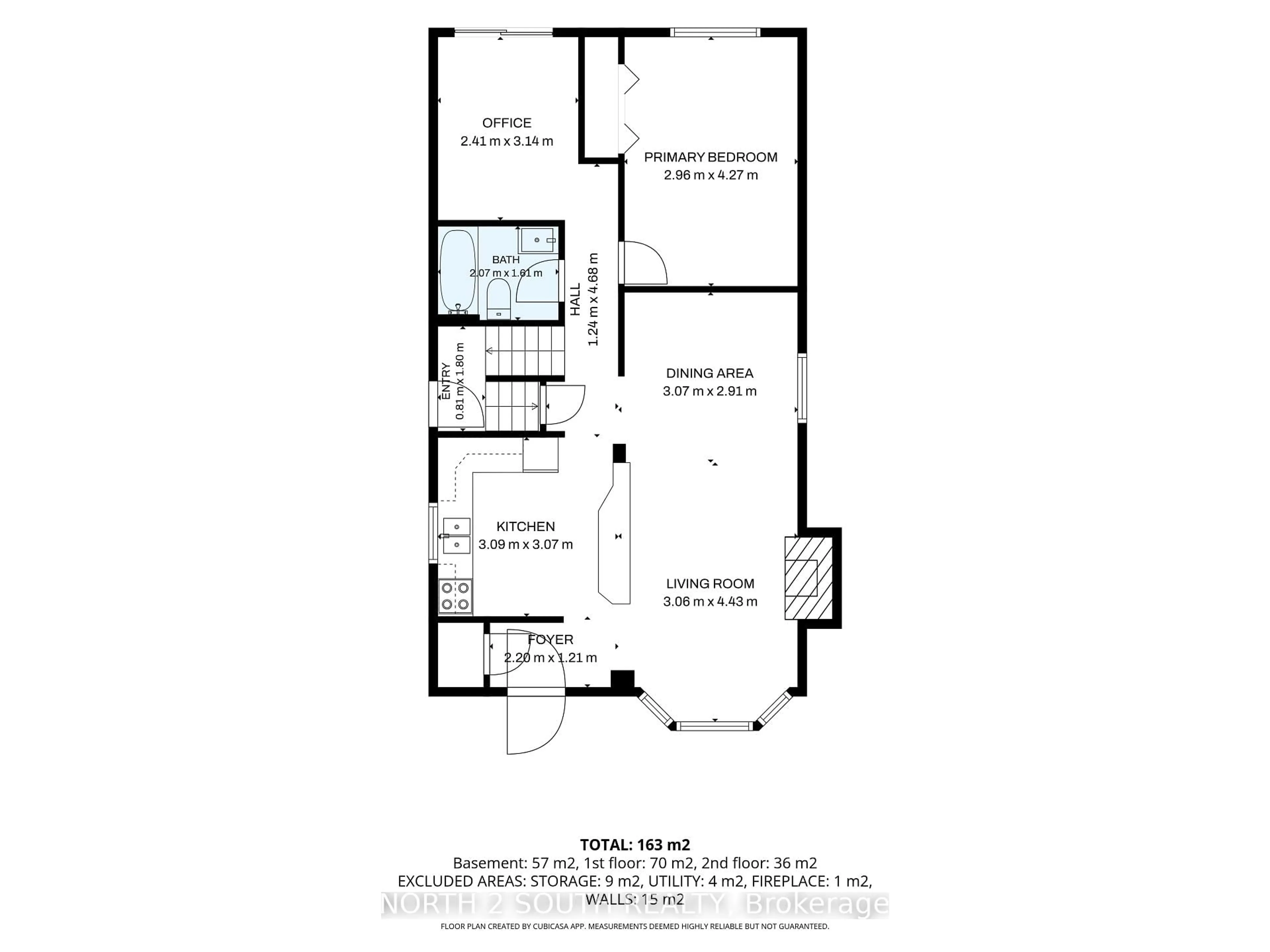 Floor plan for 212 Wexford Ave, Hamilton Ontario L8K 2P2