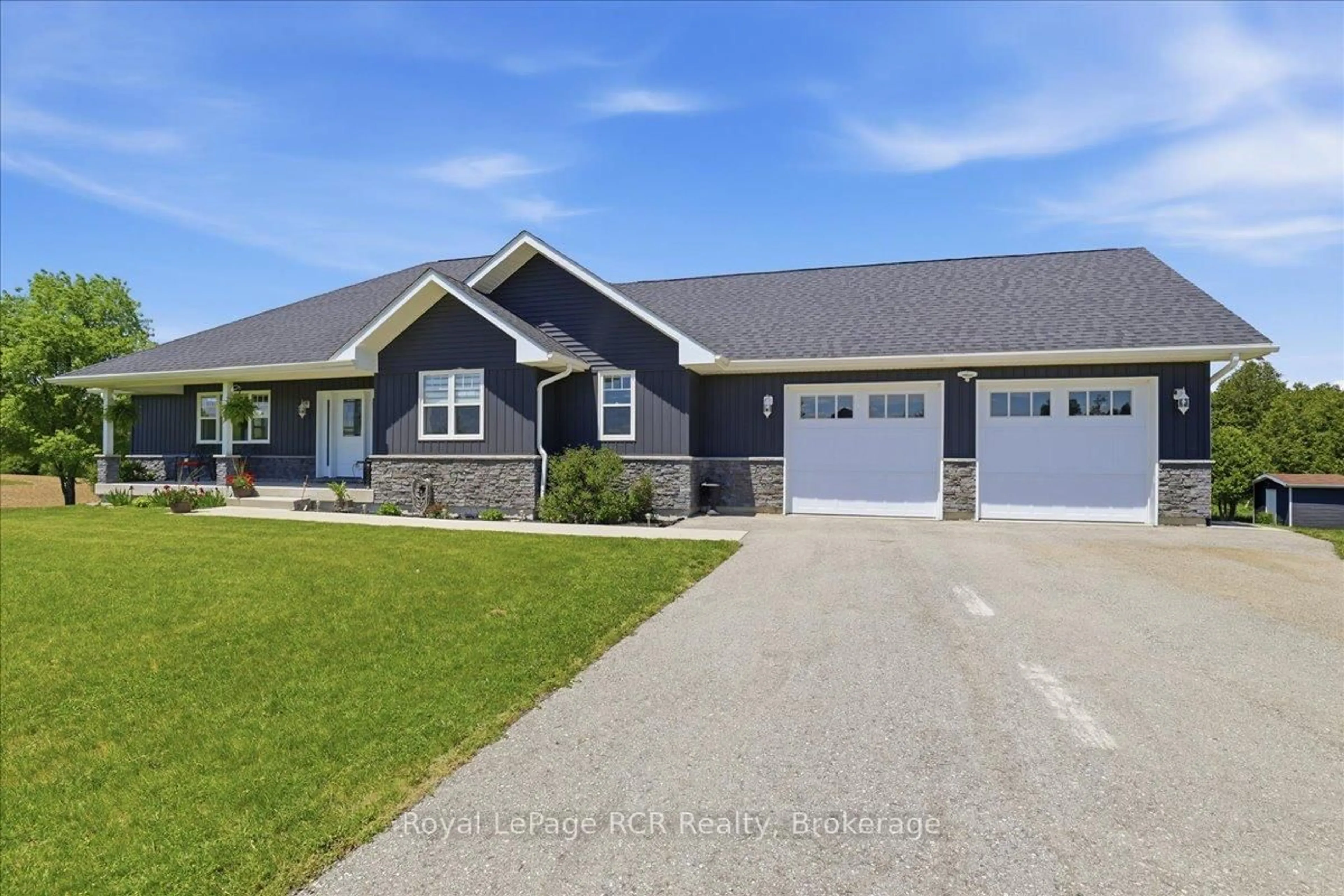 Home with vinyl exterior material, street for 6442 Given Rd, Minto Ontario N0G 1M0