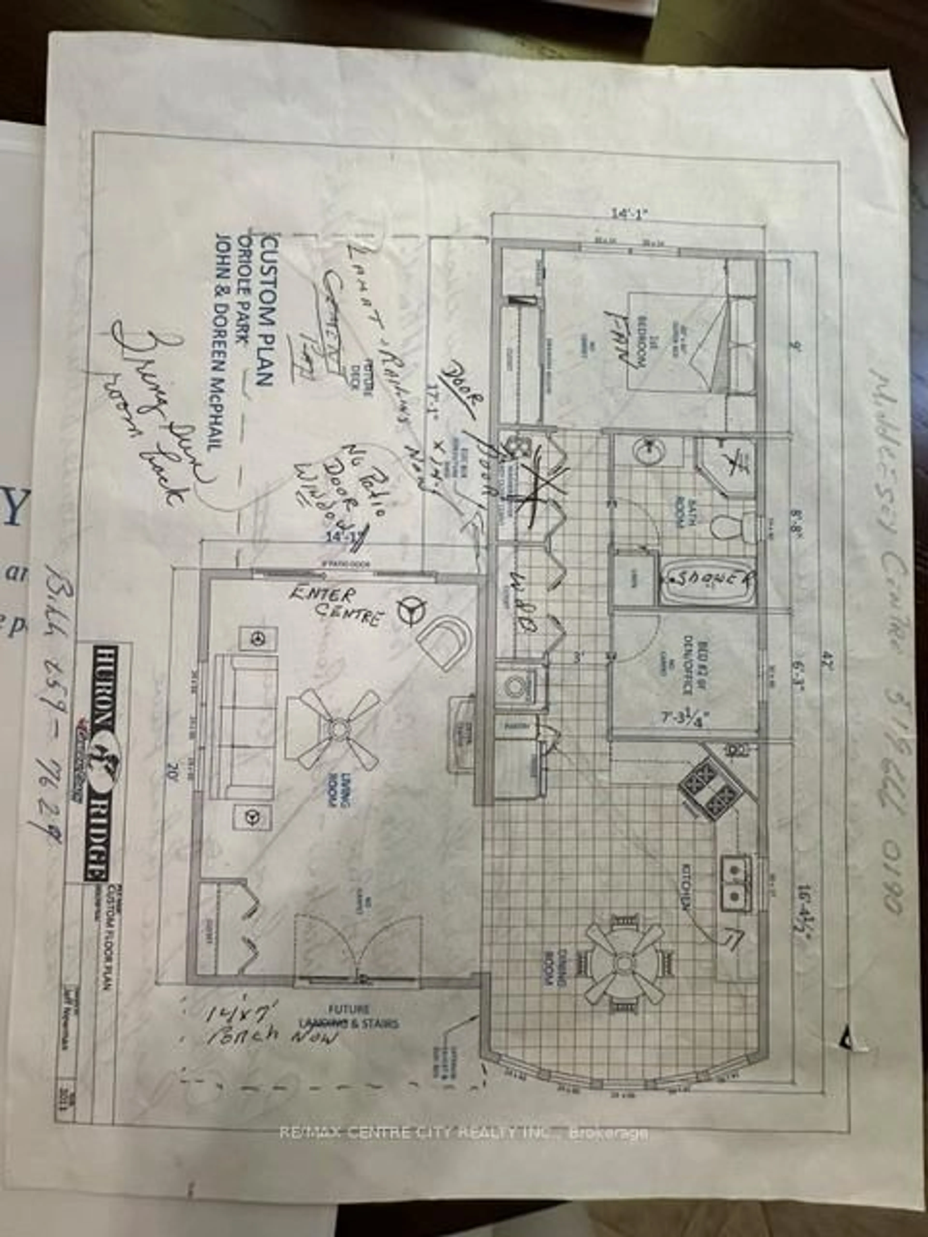 Floor plan for 22790 Amiens Rd #37, Middlesex Centre Ontario N0L 1R0