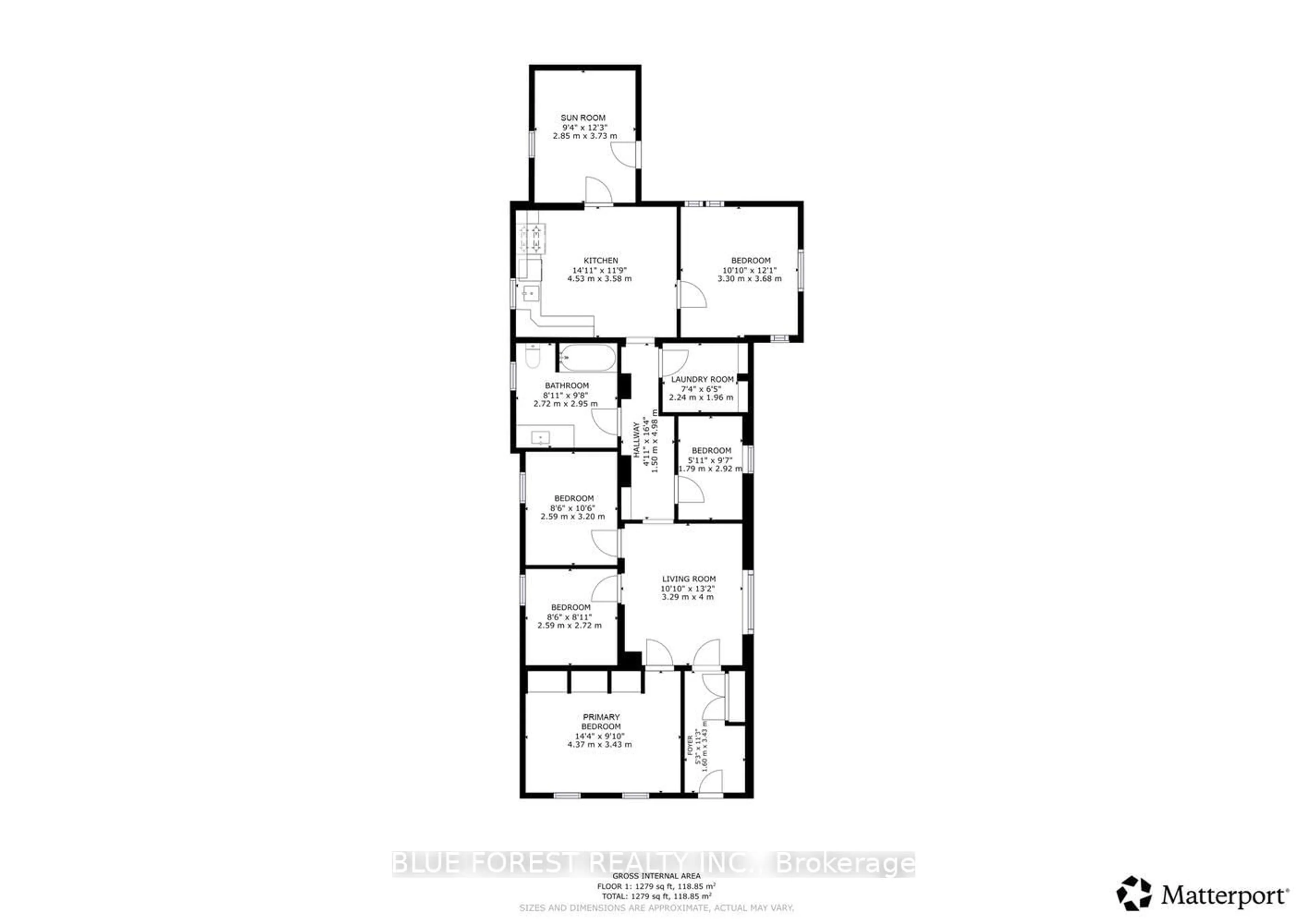 Floor plan for 208 Maitland St, London East Ontario N6B 2Y1