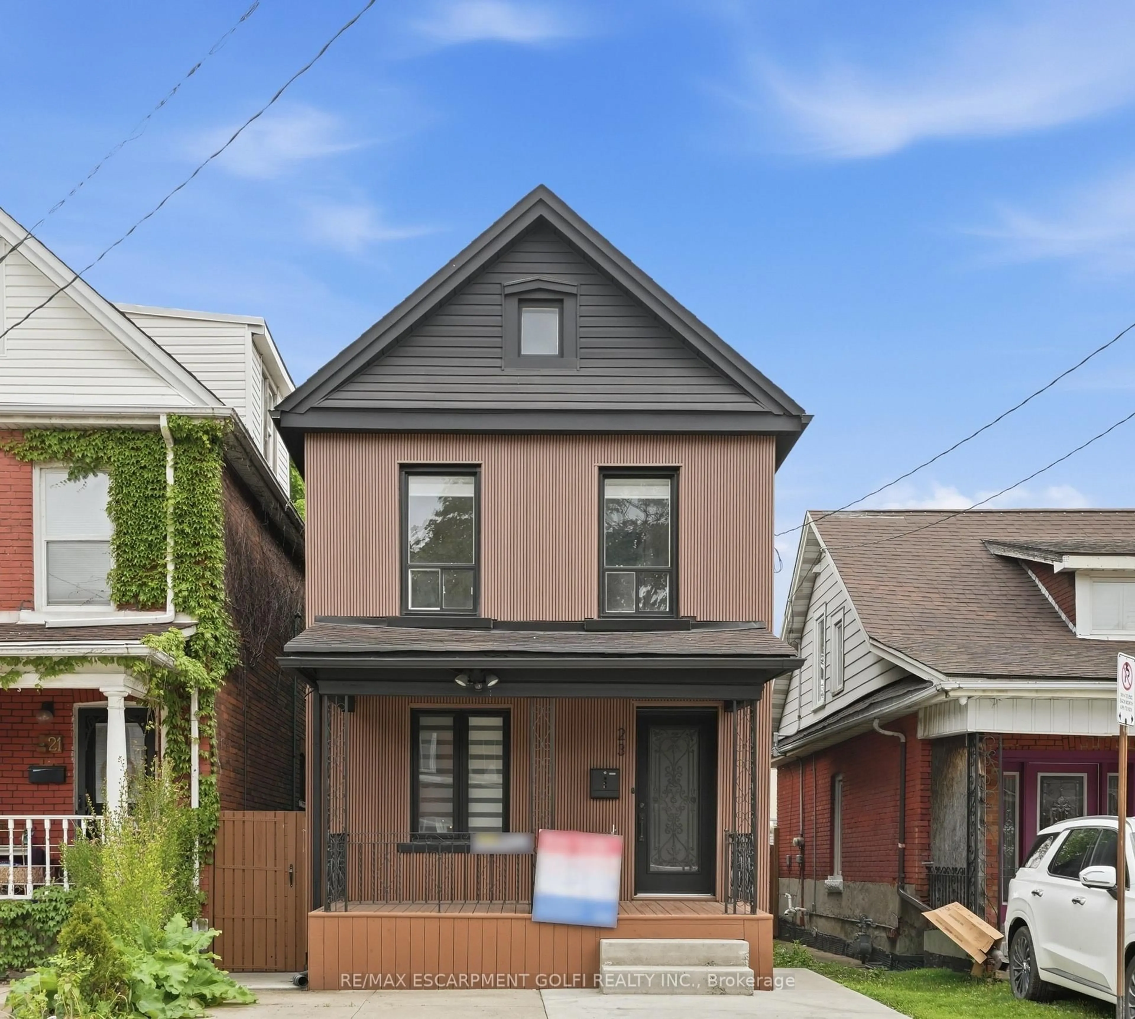 Home with brick exterior material, street for 23 Edward St, Hamilton Ontario L8L 2V2