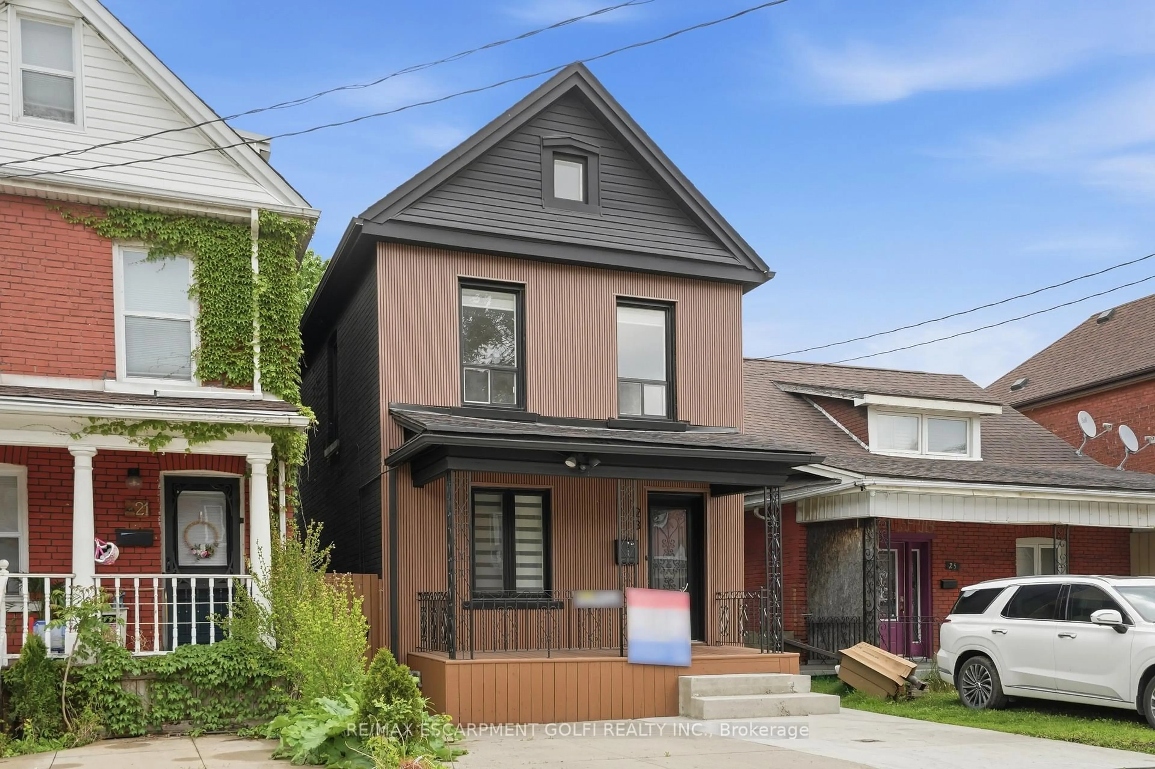 Home with brick exterior material, street for 23 Edward St, Hamilton Ontario L8L 2V2