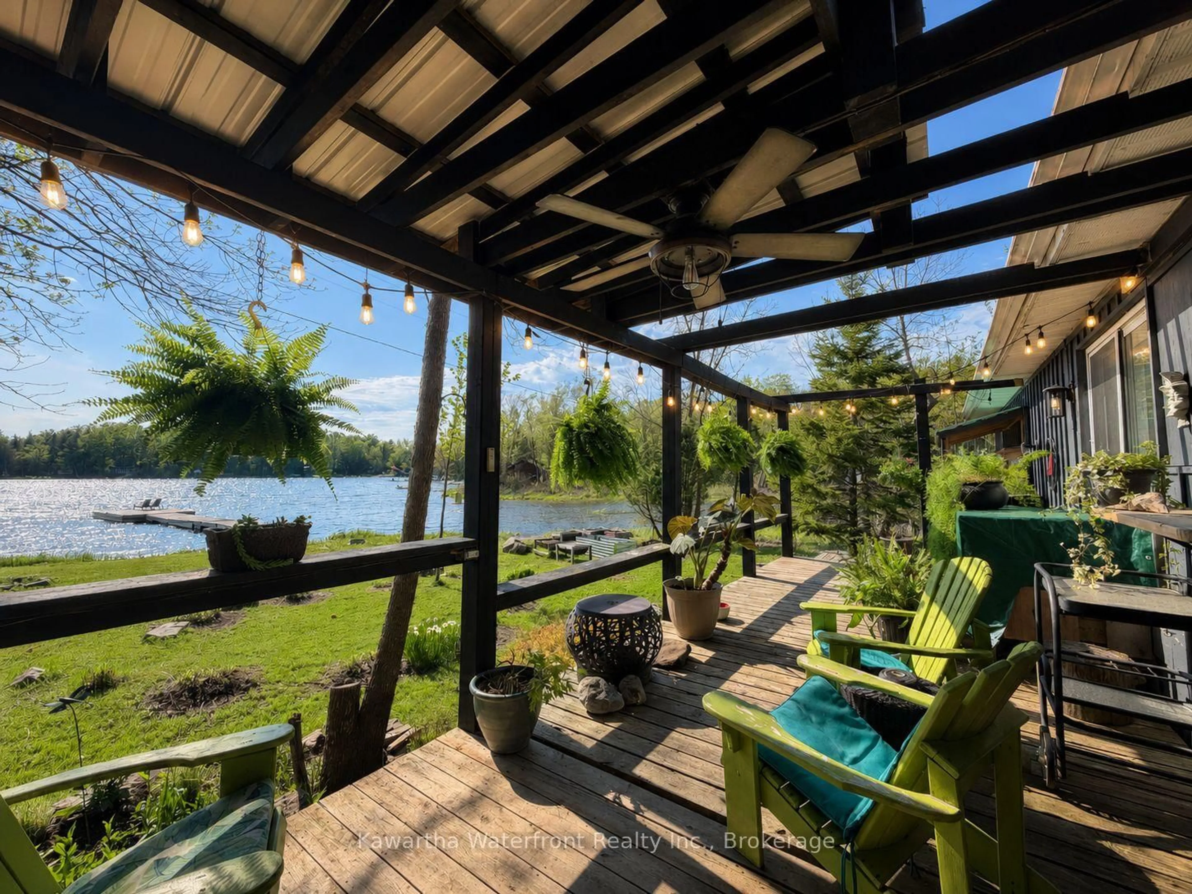 Patio, water/lake/river/ocean view for 261 Shadow Lake 4 Rd, Kawartha Lakes Ontario K0M 1K0