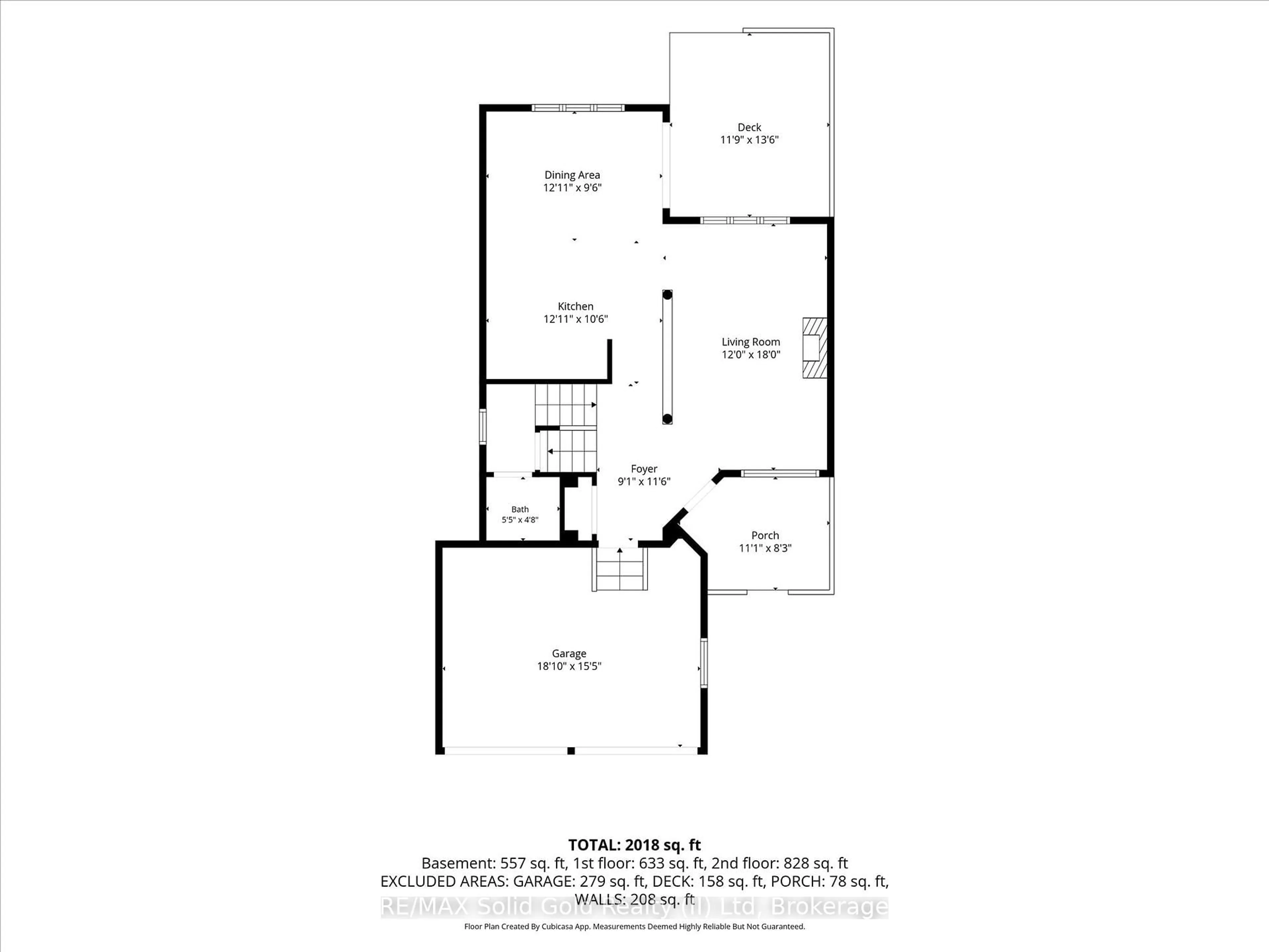 Floor plan for 644 Yarmouth Dr, Waterloo Ontario N2K 4C2