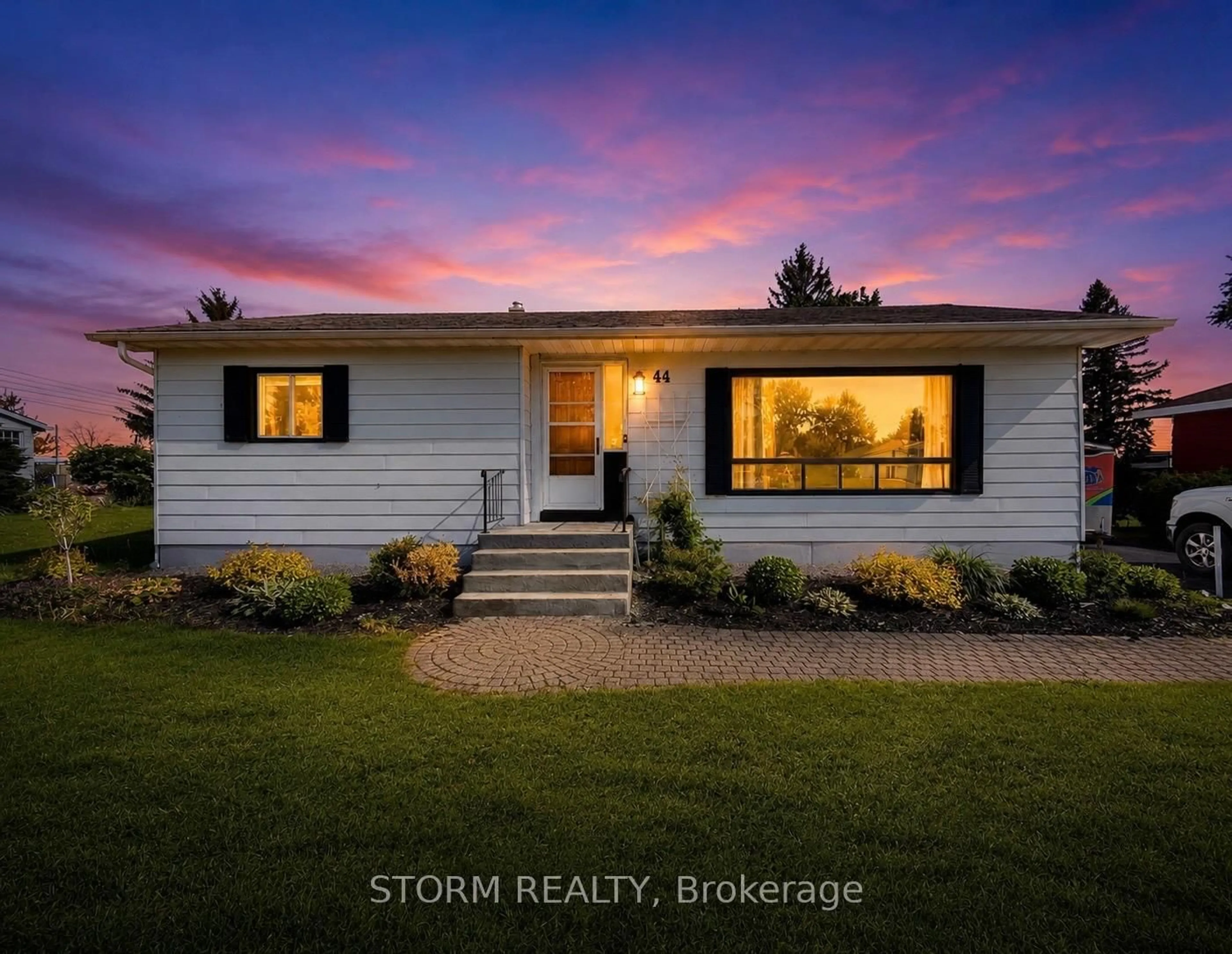 Home with vinyl exterior material, street for 44 St Lawrence St, South Stormont Ontario K0C 1M0