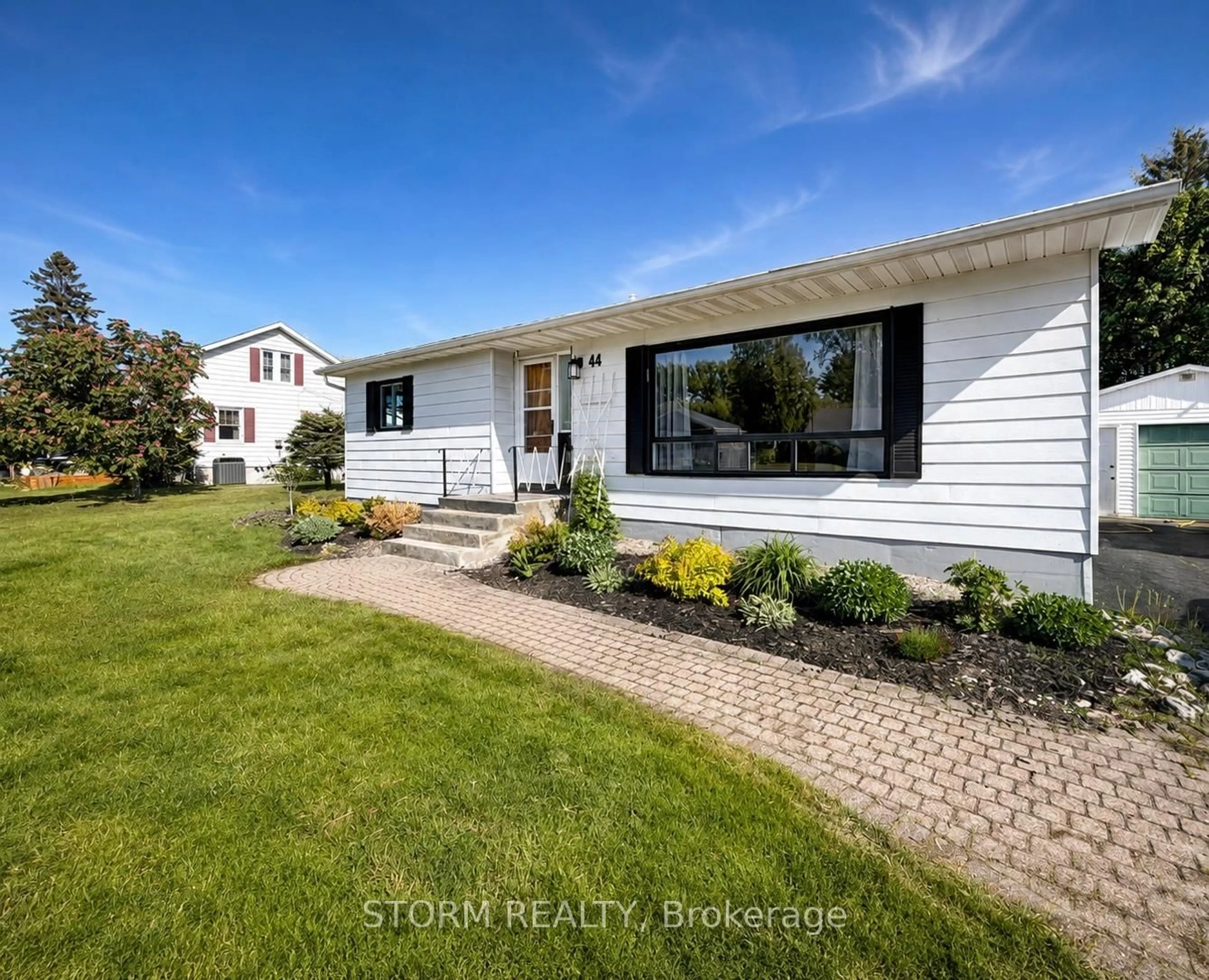 Home with vinyl exterior material, street for 44 St Lawrence St, South Stormont Ontario K0C 1M0