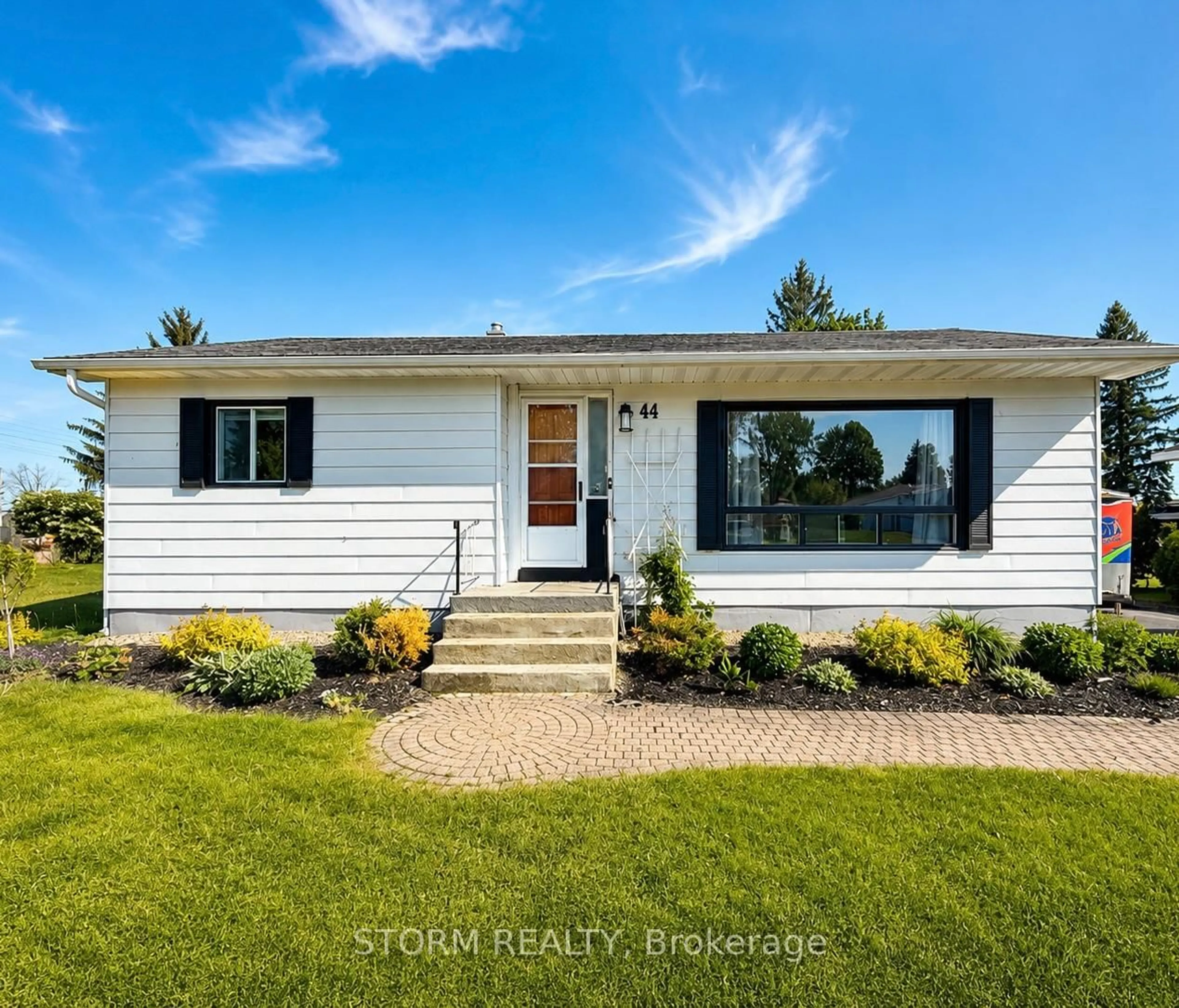 Home with vinyl exterior material, street for 44 St Lawrence St, South Stormont Ontario K0C 1M0