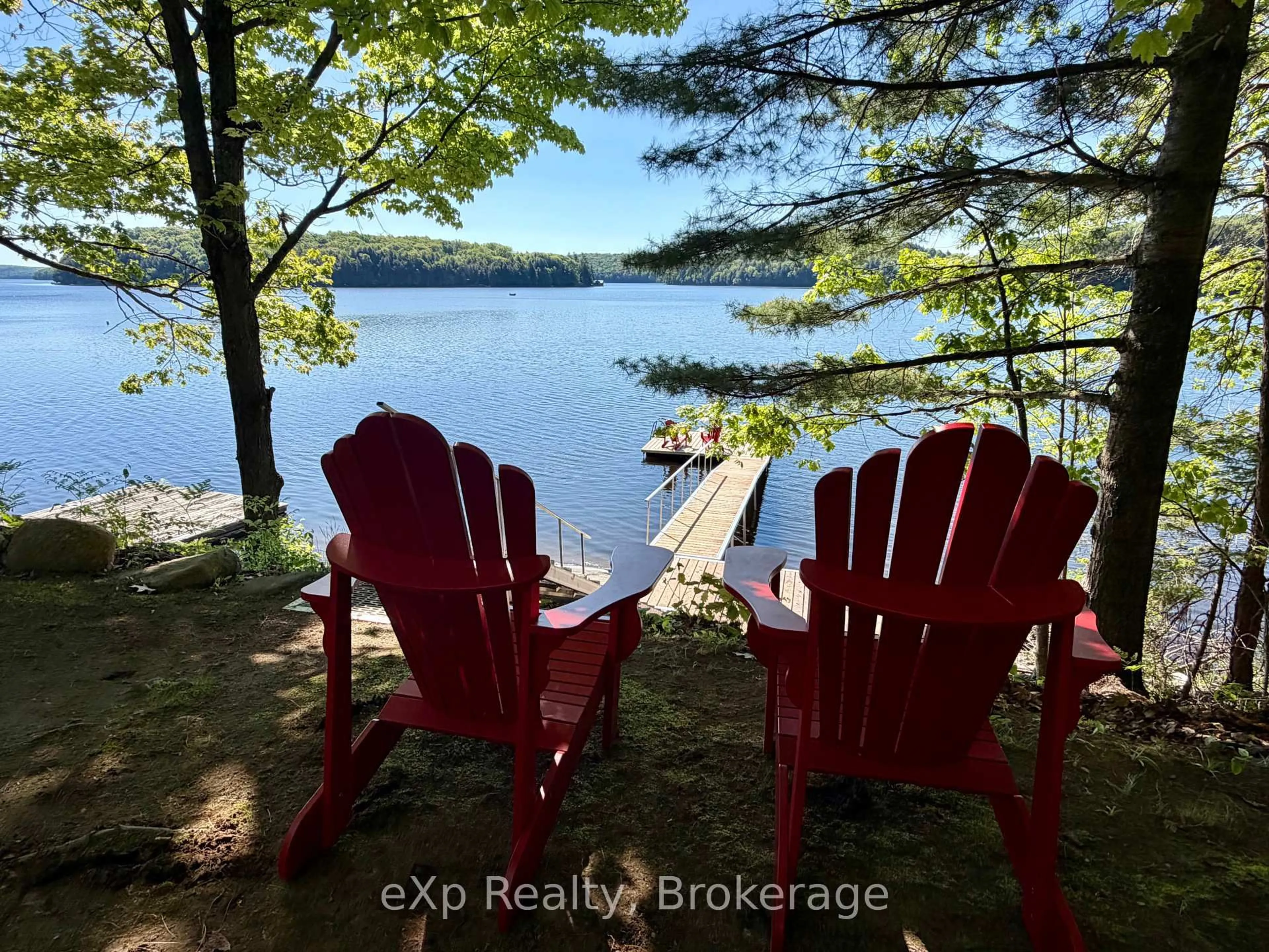 Patio, water/lake/river/ocean view for 1082 Cowan Park Rd #3, Muskoka Lakes Ontario P0B 1M0