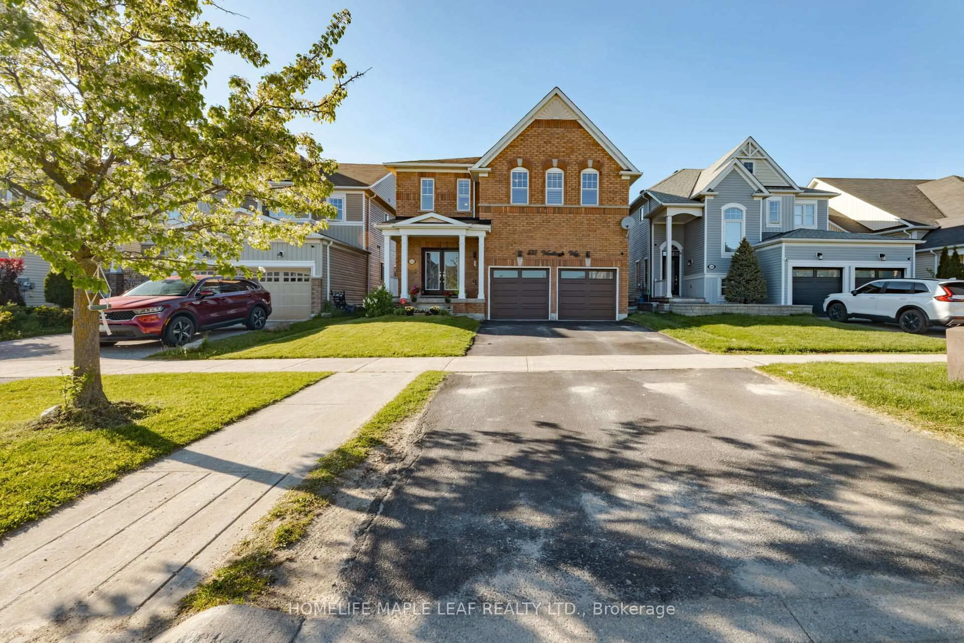 A pic from outside/outdoor area/front of a property/back of a property/a pic from drone, street for 535 Wansbrough Way, Shelburne Ontario L9V 2S6