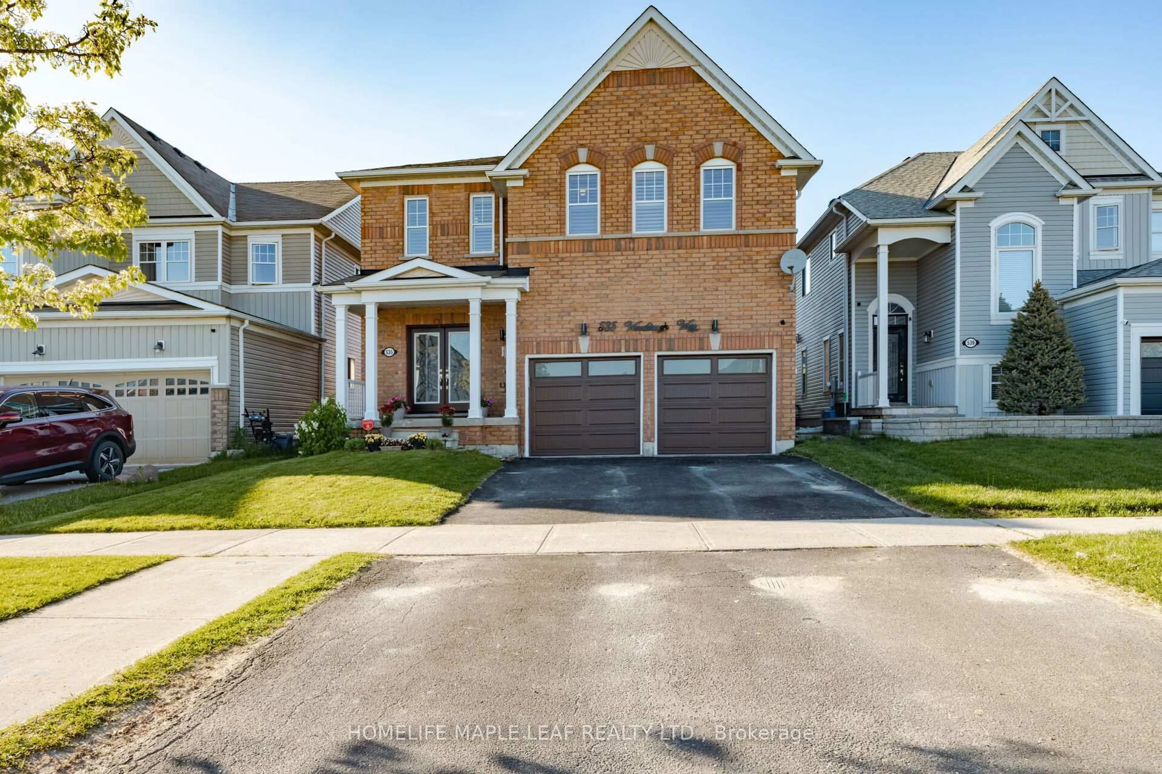 Home with brick exterior material, street for 535 Wansbrough Way, Shelburne Ontario L9V 2S6