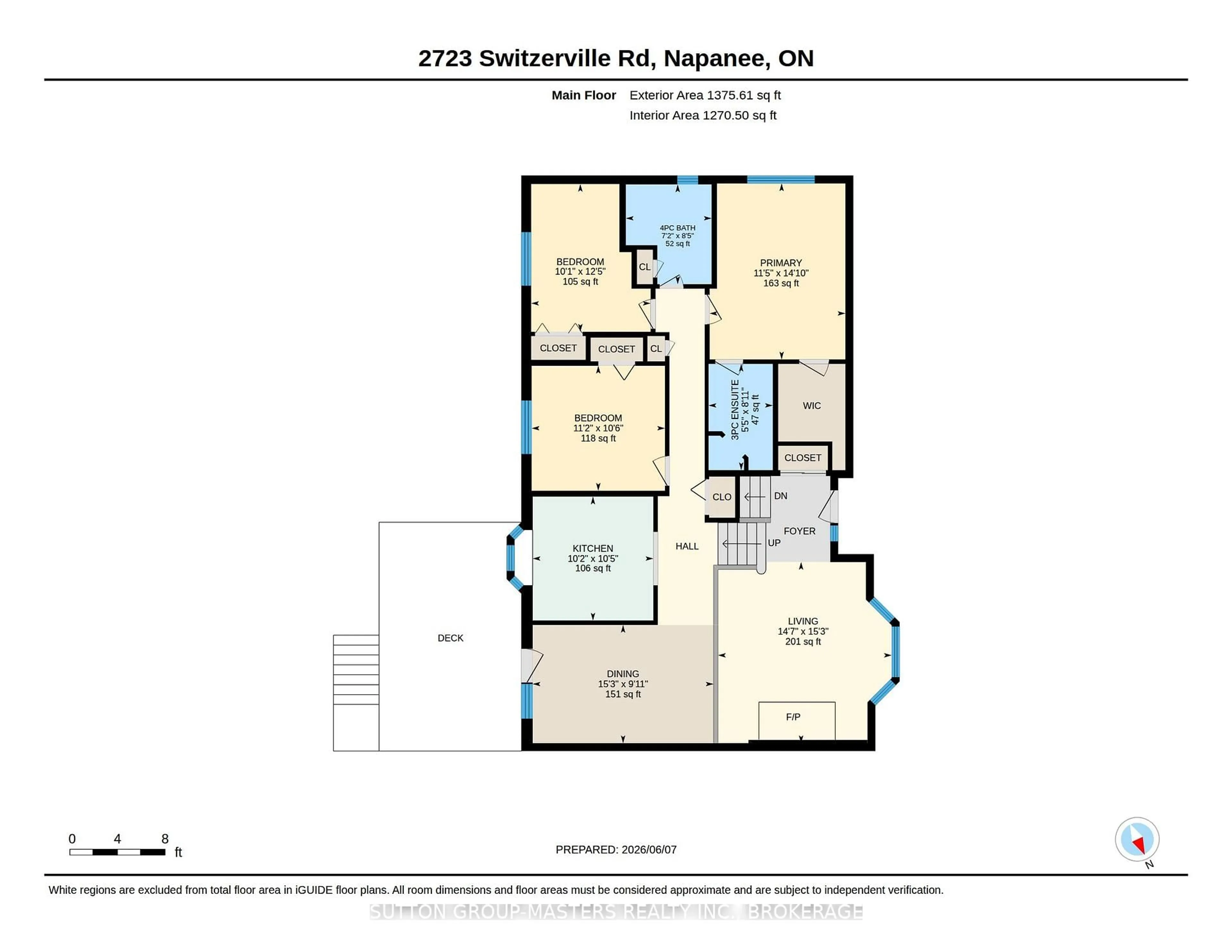 Floor plan for 2723 Switzerville Rd, Greater Napanee Ontario K7R 3K9