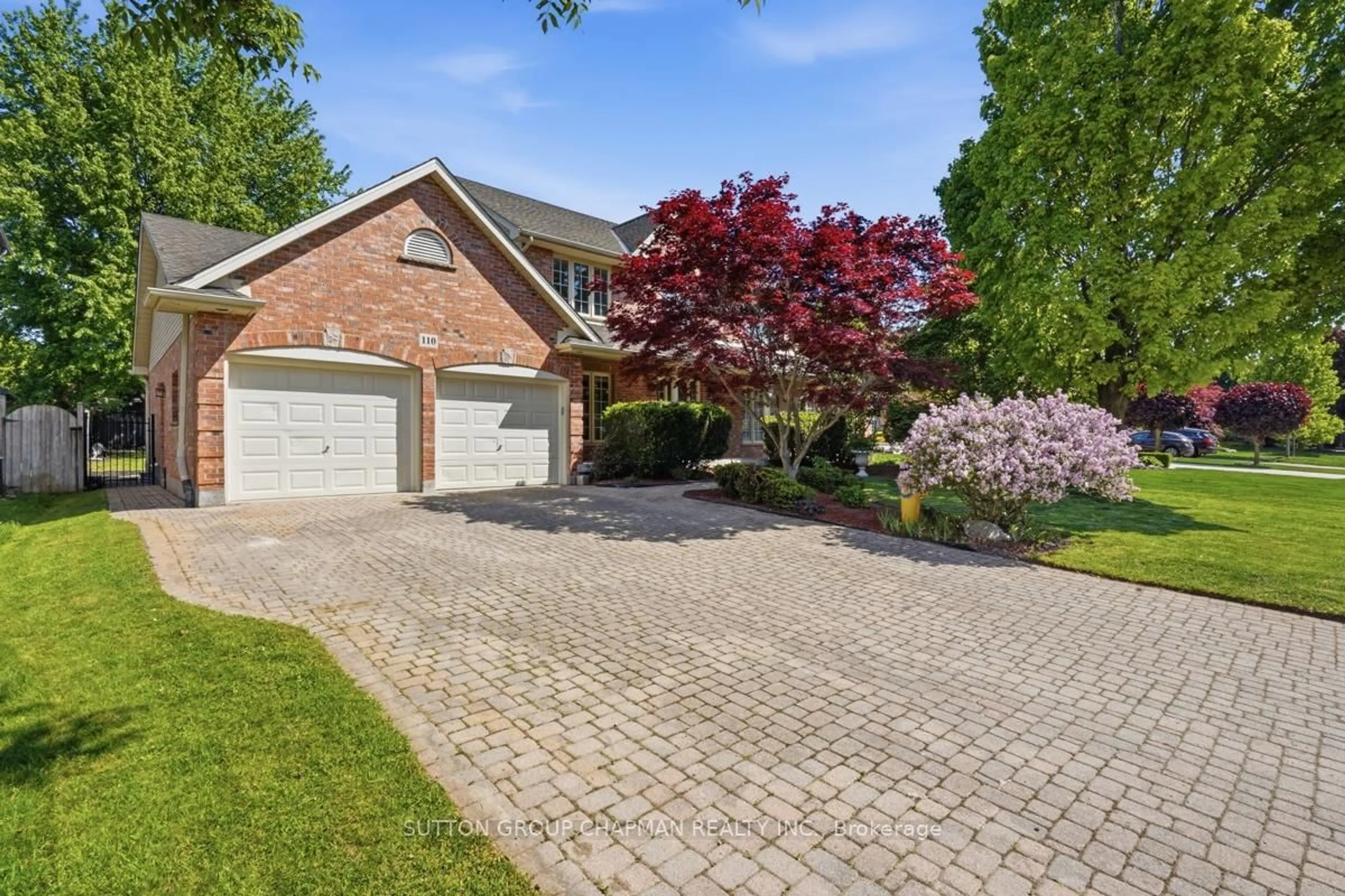 Home with brick exterior material, street for 110 Green Hedge Lane, London North Ontario N6H 5A7