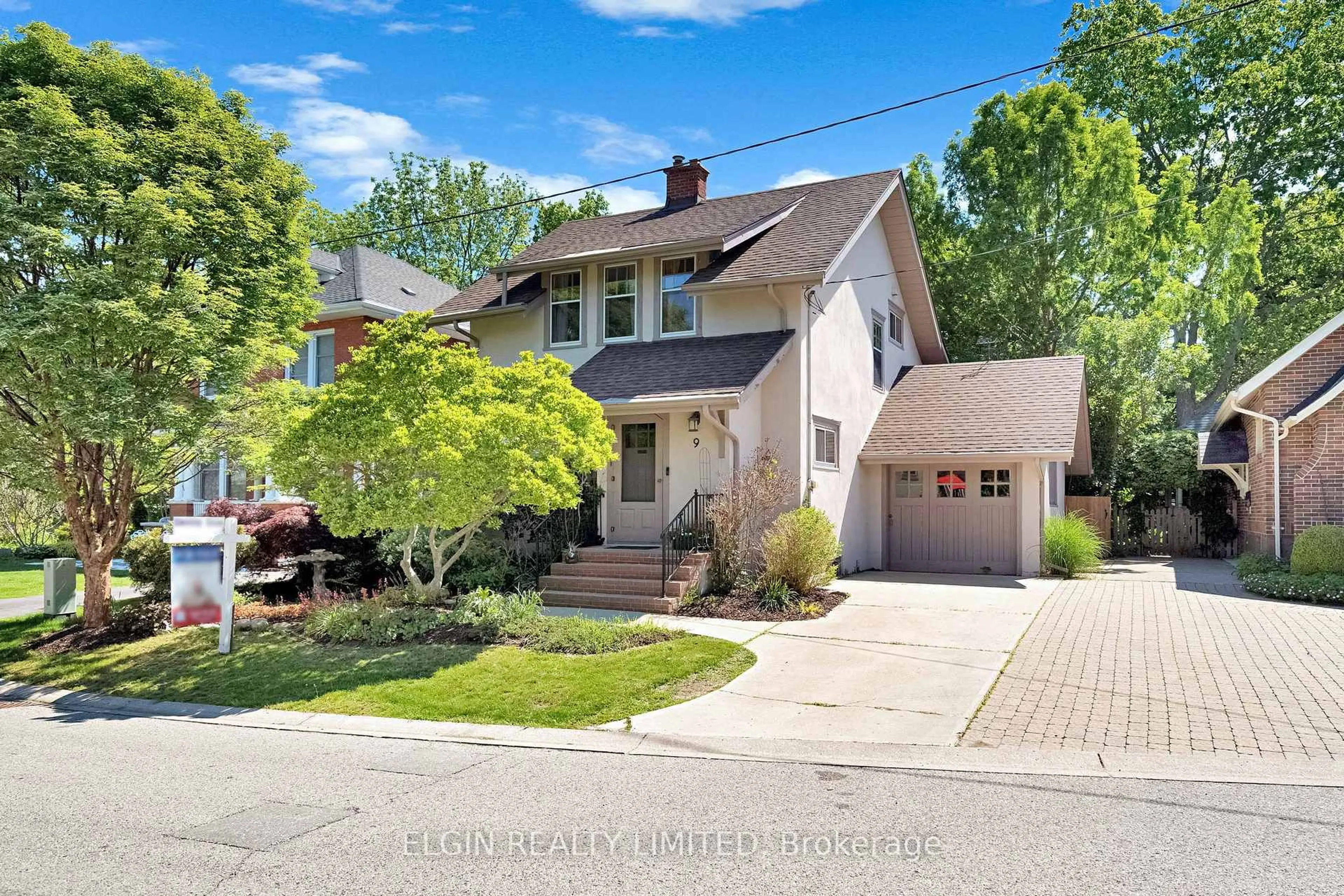 Home with brick exterior material, street for 9 Farley Pl, St. Thomas Ontario N5R 3E6