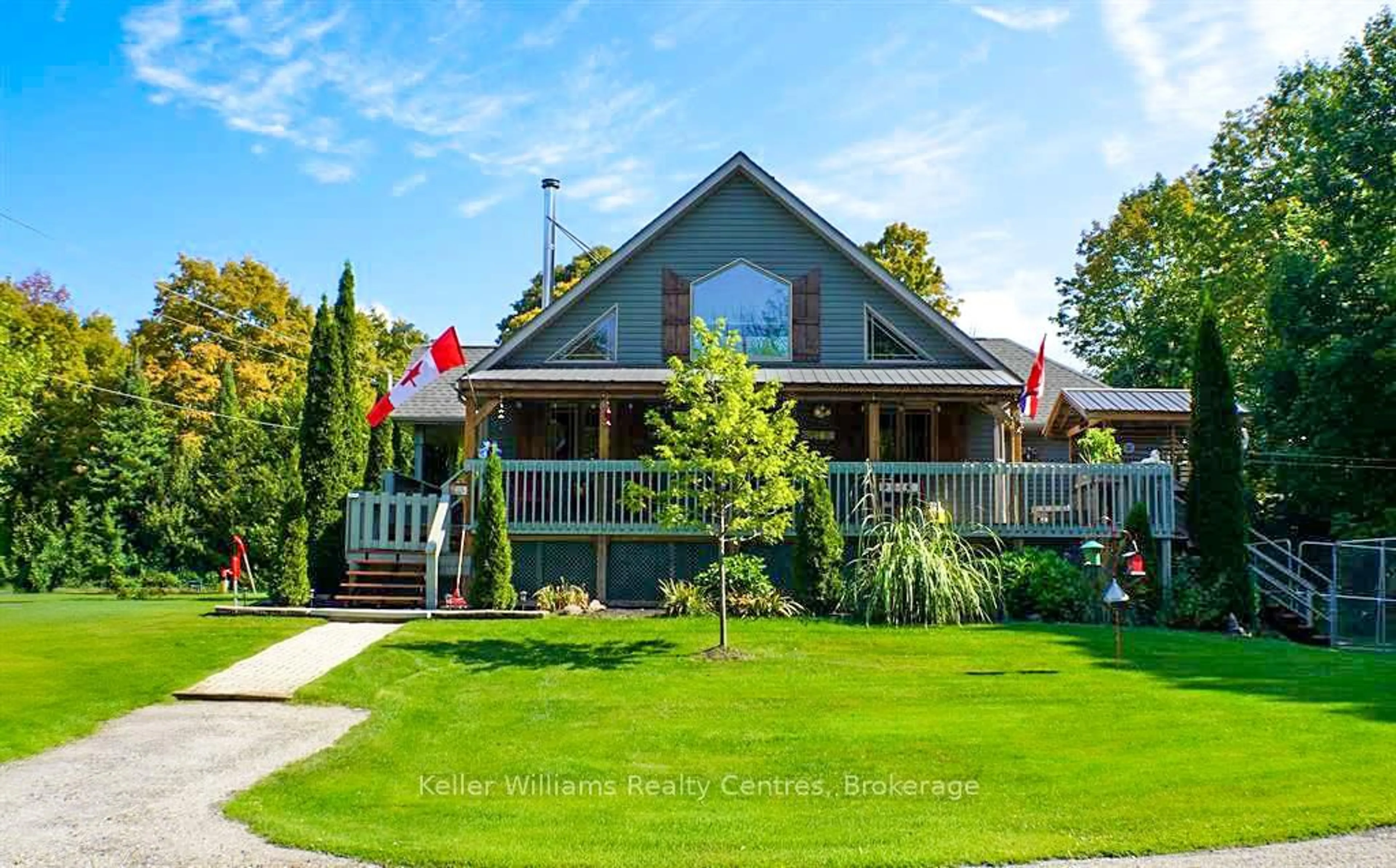 Home with brick exterior material, street for 462028 Concession 24 Rd, Georgian Bluffs Ontario N0H 2T0