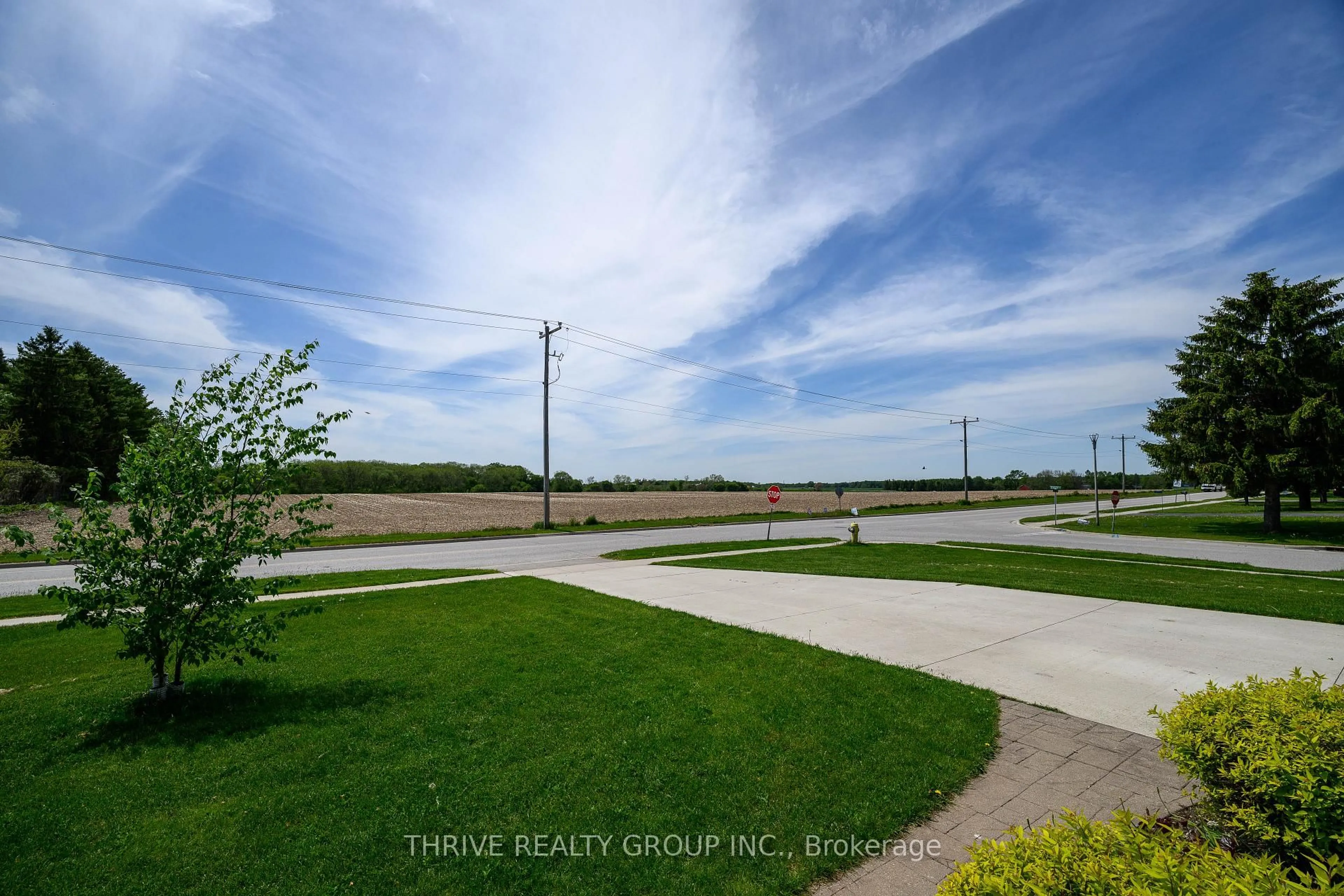 A pic from outside/outdoor area/front of a property/back of a property/a pic from drone, water/lake/river/ocean view for 235 Stanley St, Zorra Ontario N0M 2M0