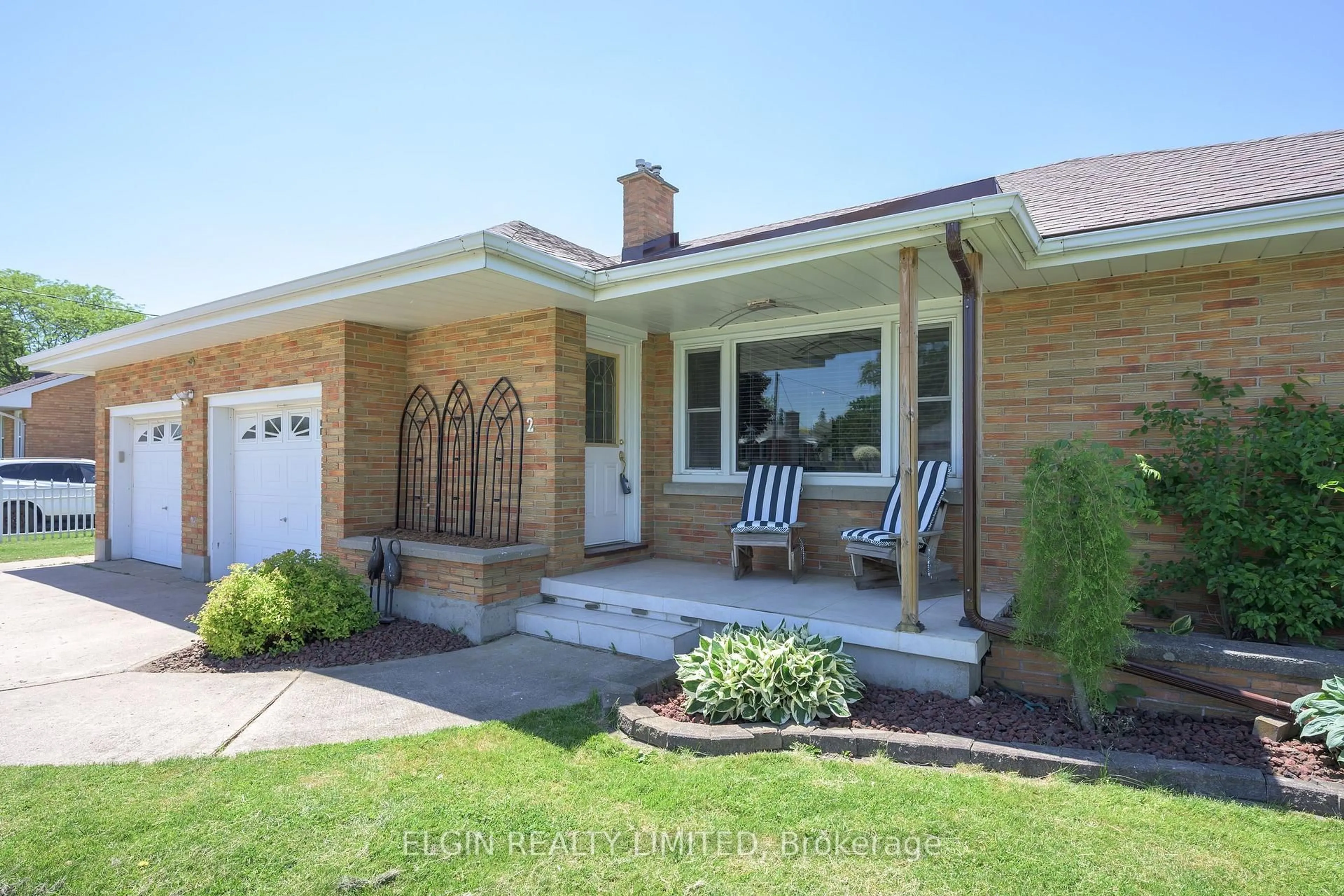 Home with brick exterior material, street for 2 Lyndale Ave, Central Elgin Ontario N5R 1C4