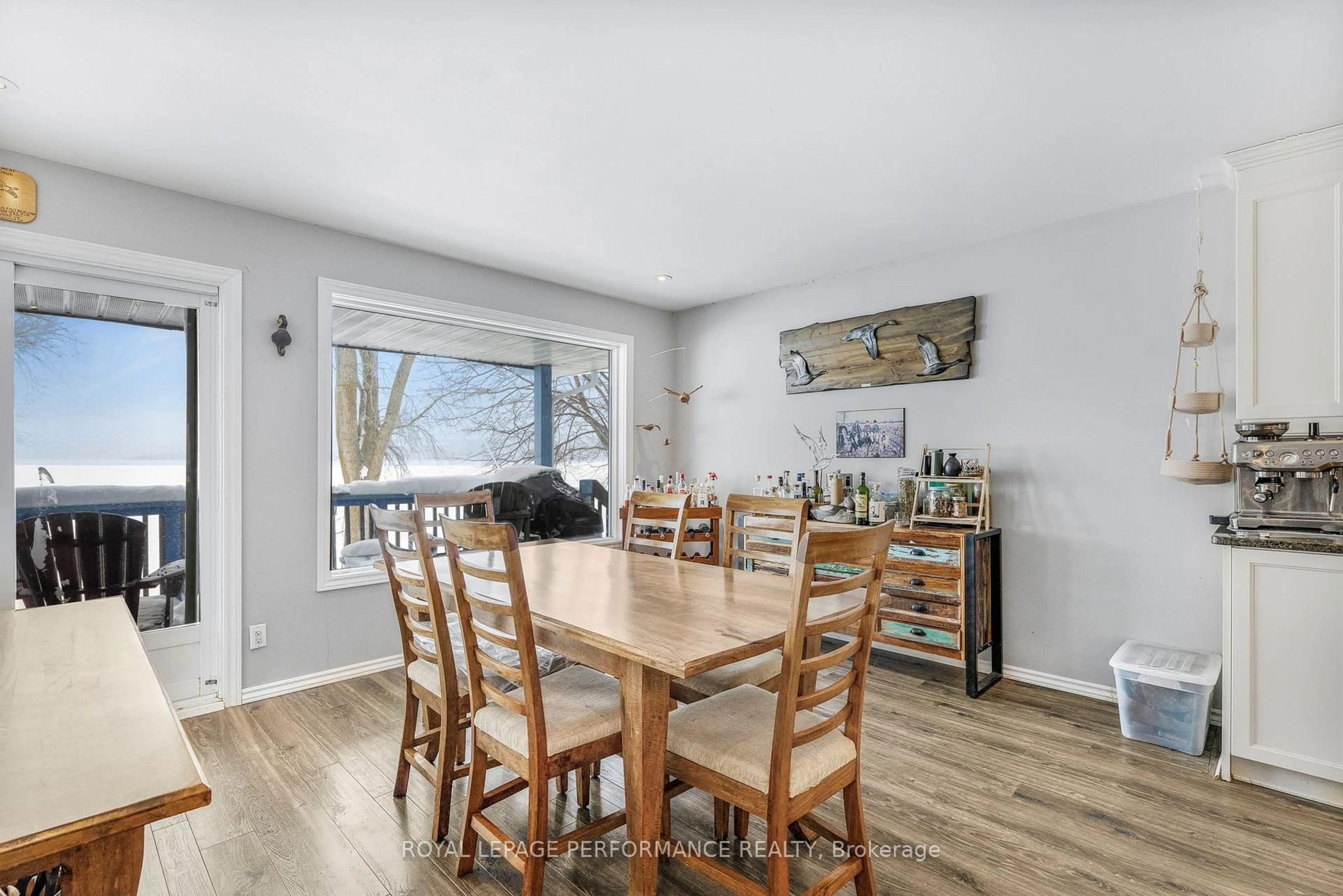Dining room, wood/laminate floor for 922 Lalonde Rd, Champlain Ontario K0B 1K0