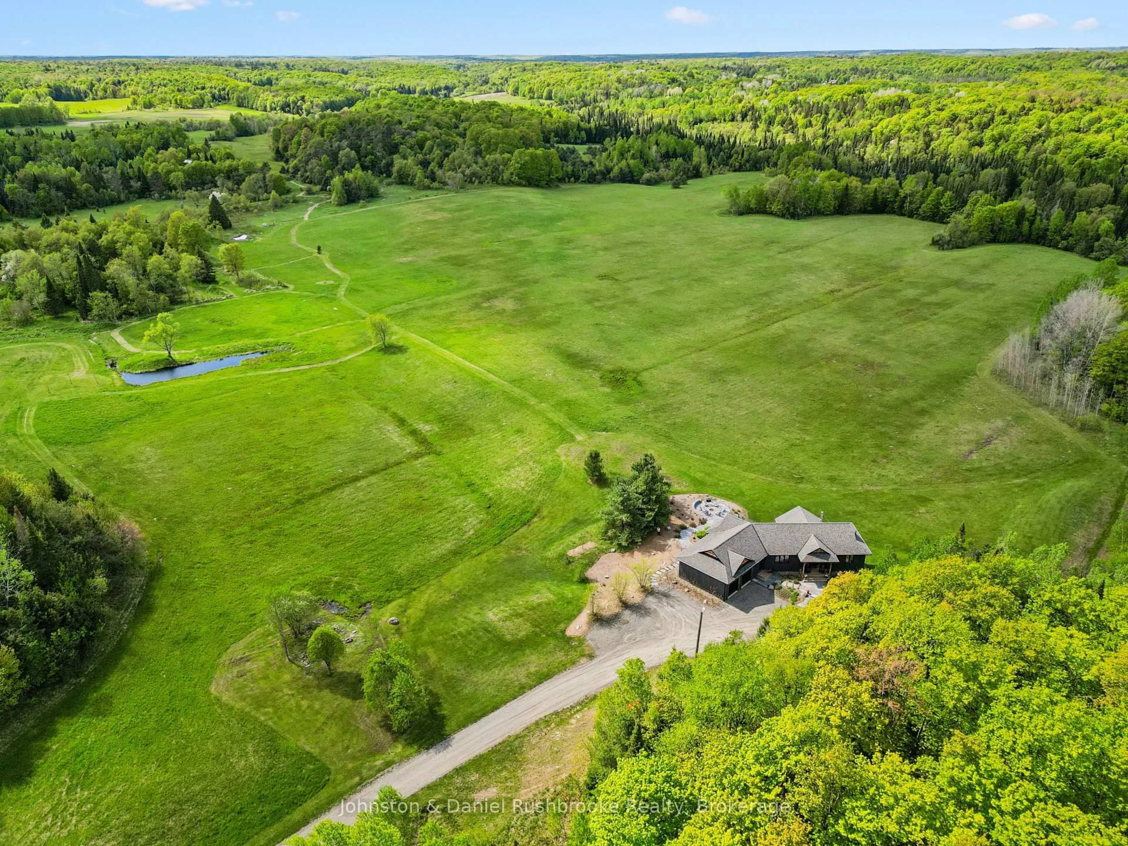 A pic from outside/outdoor area/front of a property/back of a property/a pic from drone, water/lake/river/ocean view for 1280 Beatrice Townline Rd, Muskoka Lakes Ontario P1L 1X4