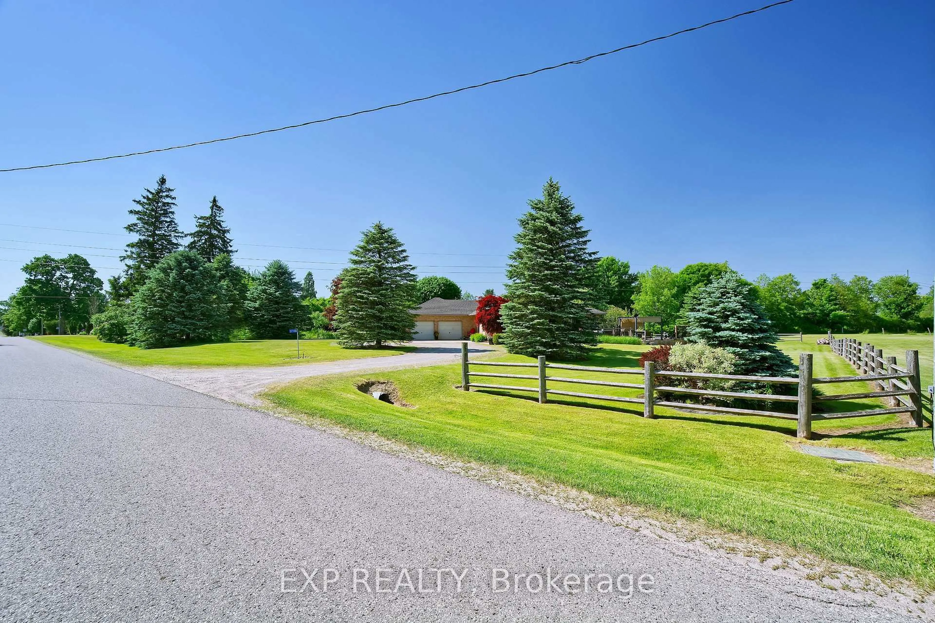 A pic from outside/outdoor area/front of a property/back of a property/a pic from drone, water/lake/river/ocean view for 57186 Eden Line, Bayham Ontario N0J 1H0