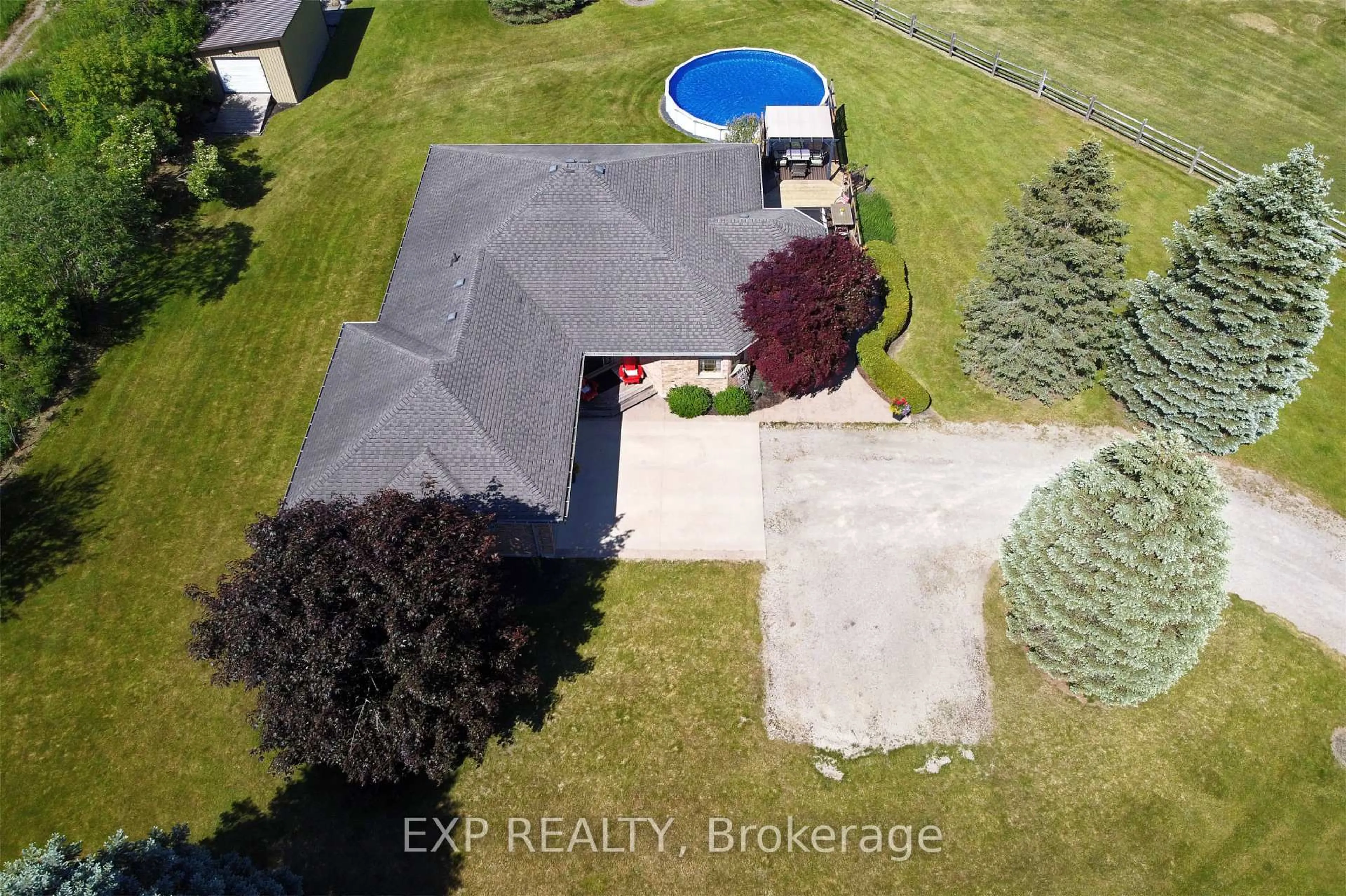A pic from outside/outdoor area/front of a property/back of a property/a pic from drone, unknown for 57186 Eden Line, Bayham Ontario N0J 1H0