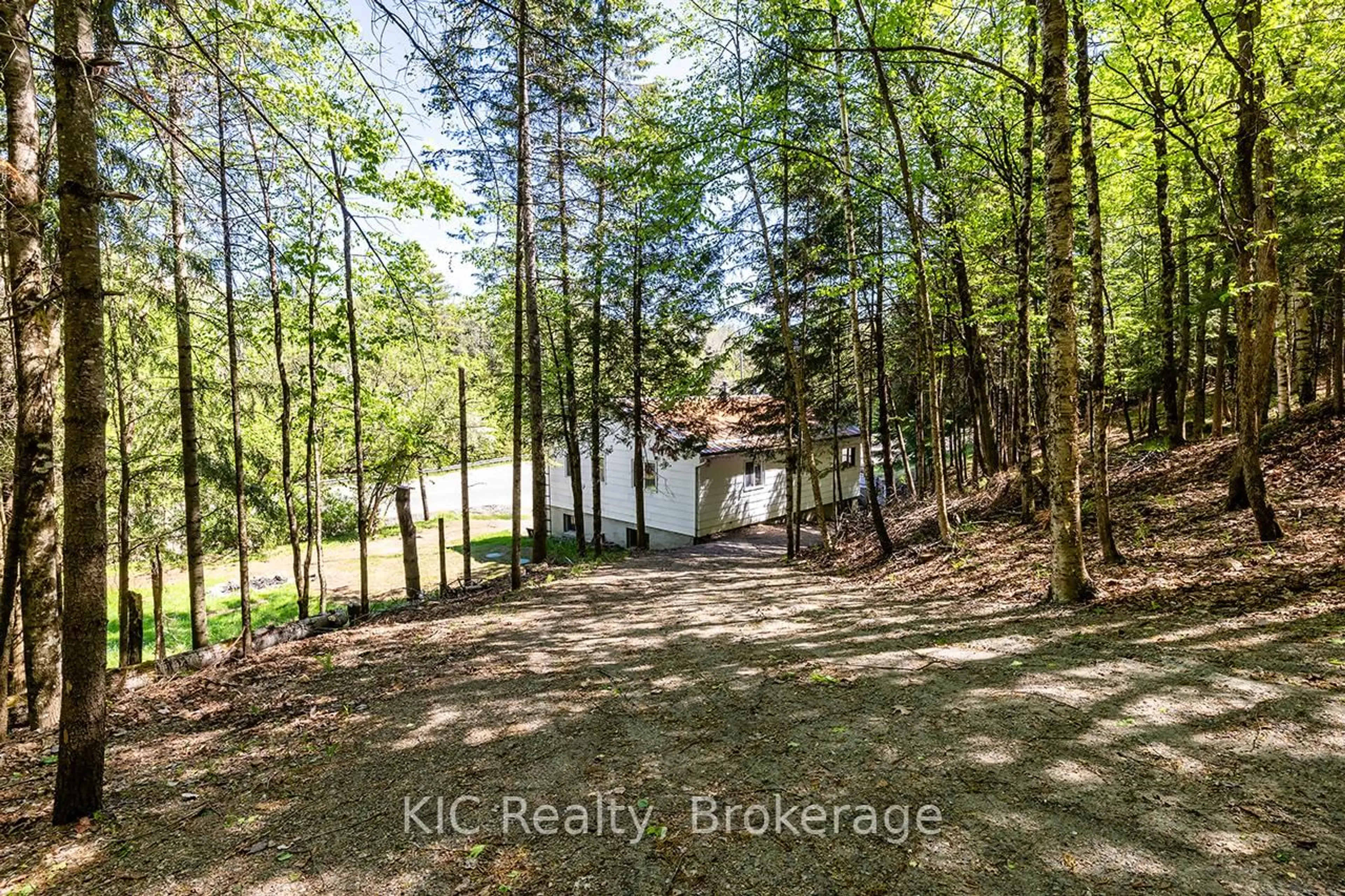 A pic from outside/outdoor area/front of a property/back of a property/a pic from drone, water/lake/river/ocean view for 14202 Highway 118 Highway, Dysart et al Ontario K0M 1S0