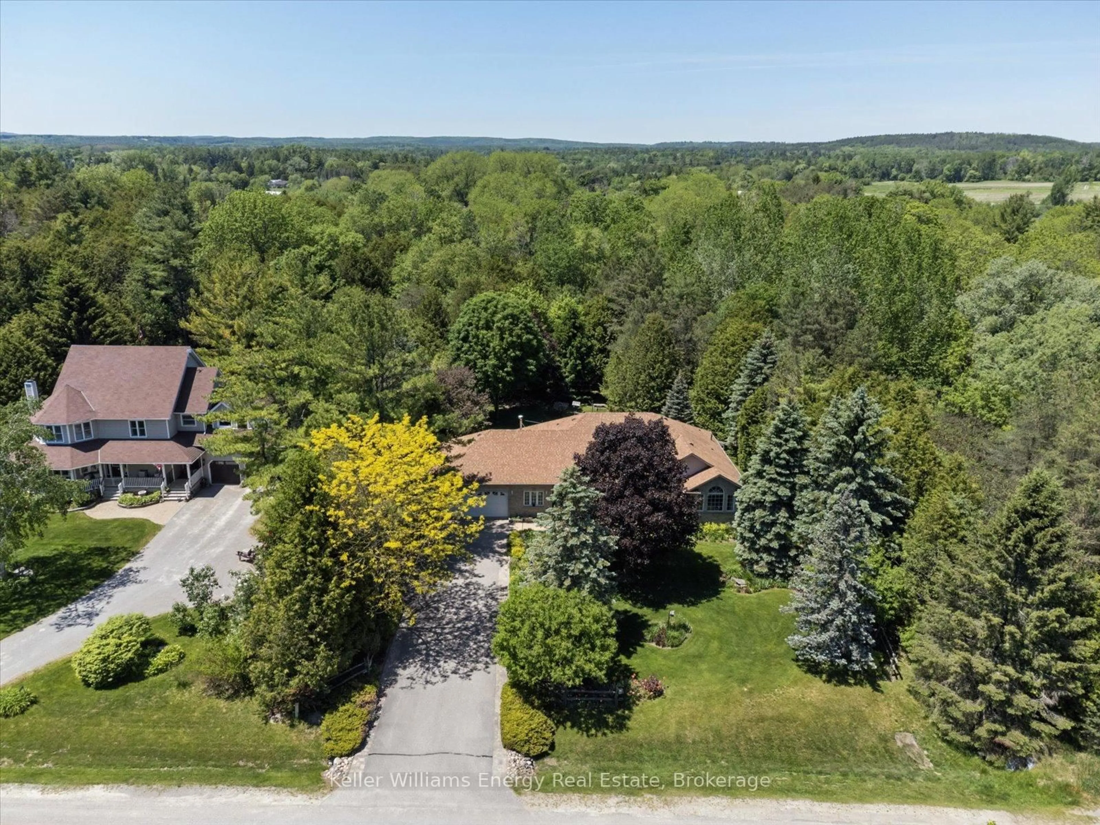 A pic from outside/outdoor area/front of a property/back of a property/a pic from drone, forest/trees view for 3915 Larose Cres, Port Hope Ontario L0A 1B0