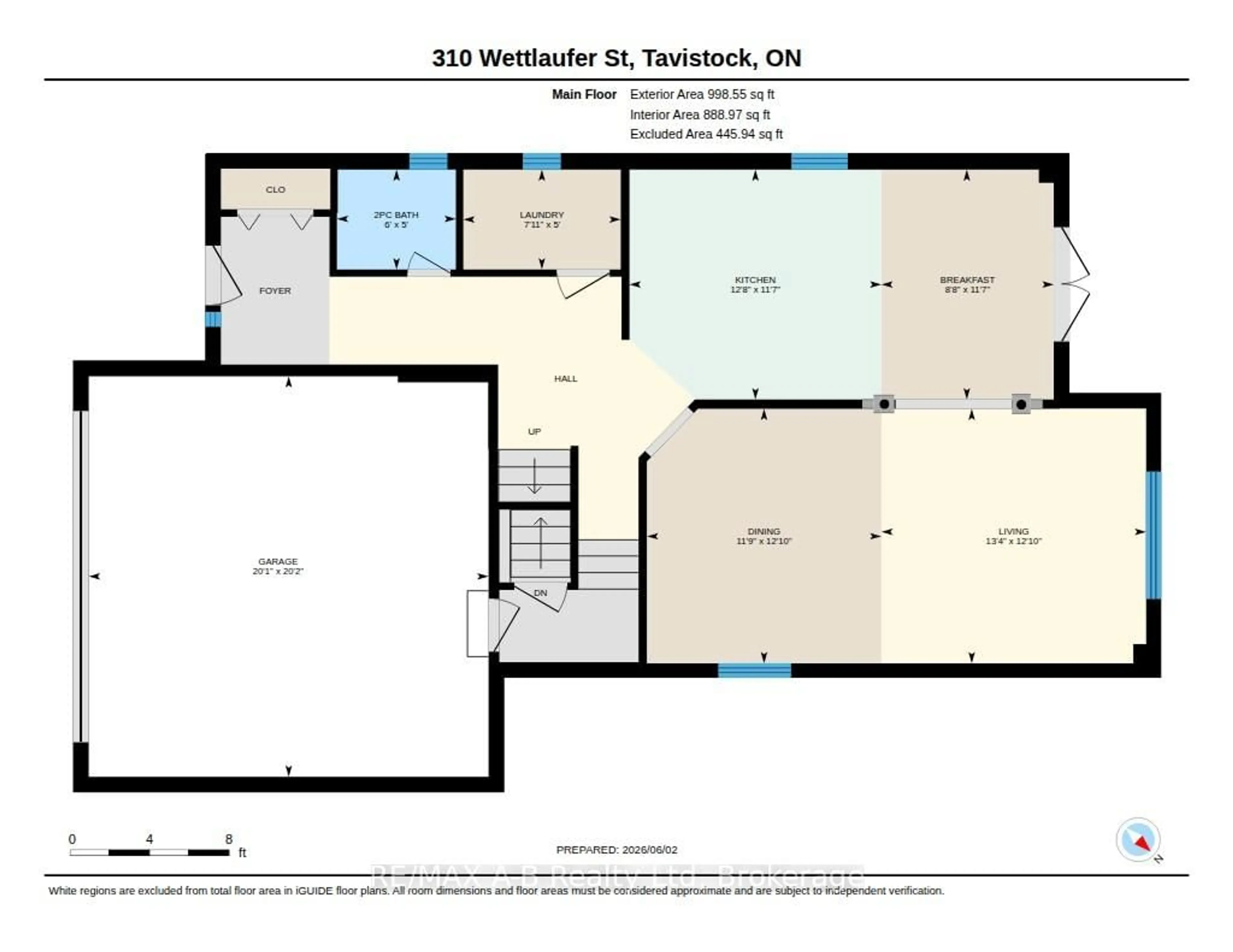 Floor plan for 310 Wettlaufer St, East Zorra-Tavistock Ontario N0B 2R0