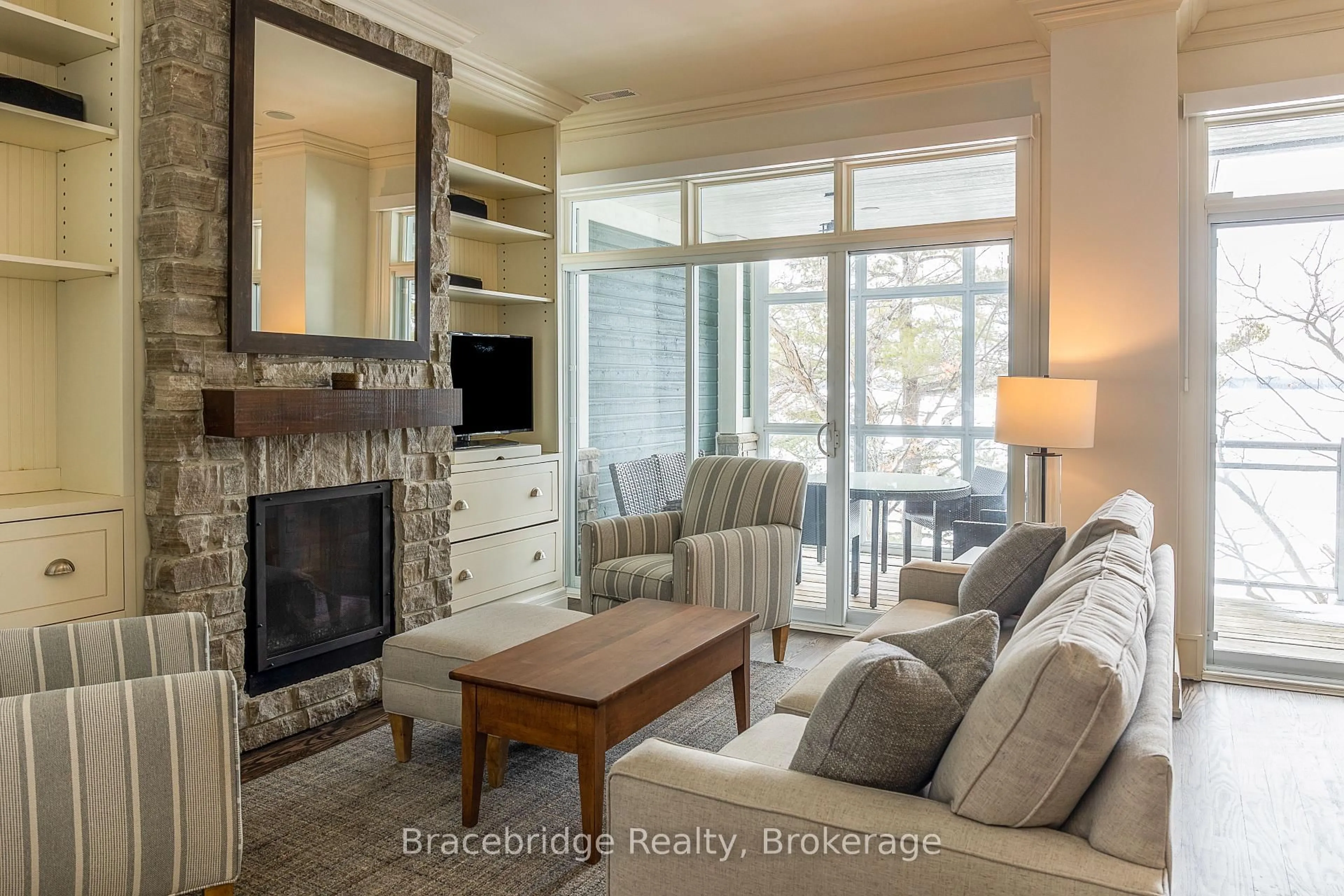 Living room with furniture, unknown for 1869 Muskoka Rd 118 Highway #A201-D1, Muskoka Lakes Ontario P1L 1W8