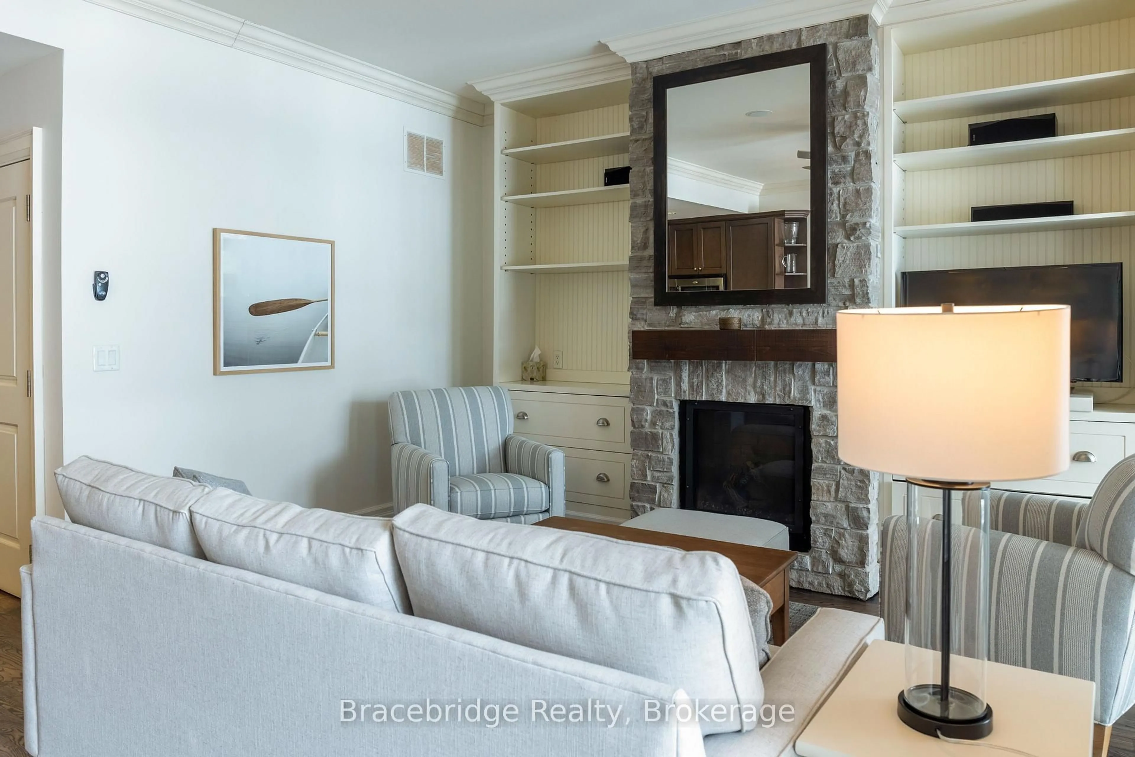 Living room with furniture, unknown for 1869 Muskoka Rd 118 Highway #A201-D1, Muskoka Lakes Ontario P1L 1W8