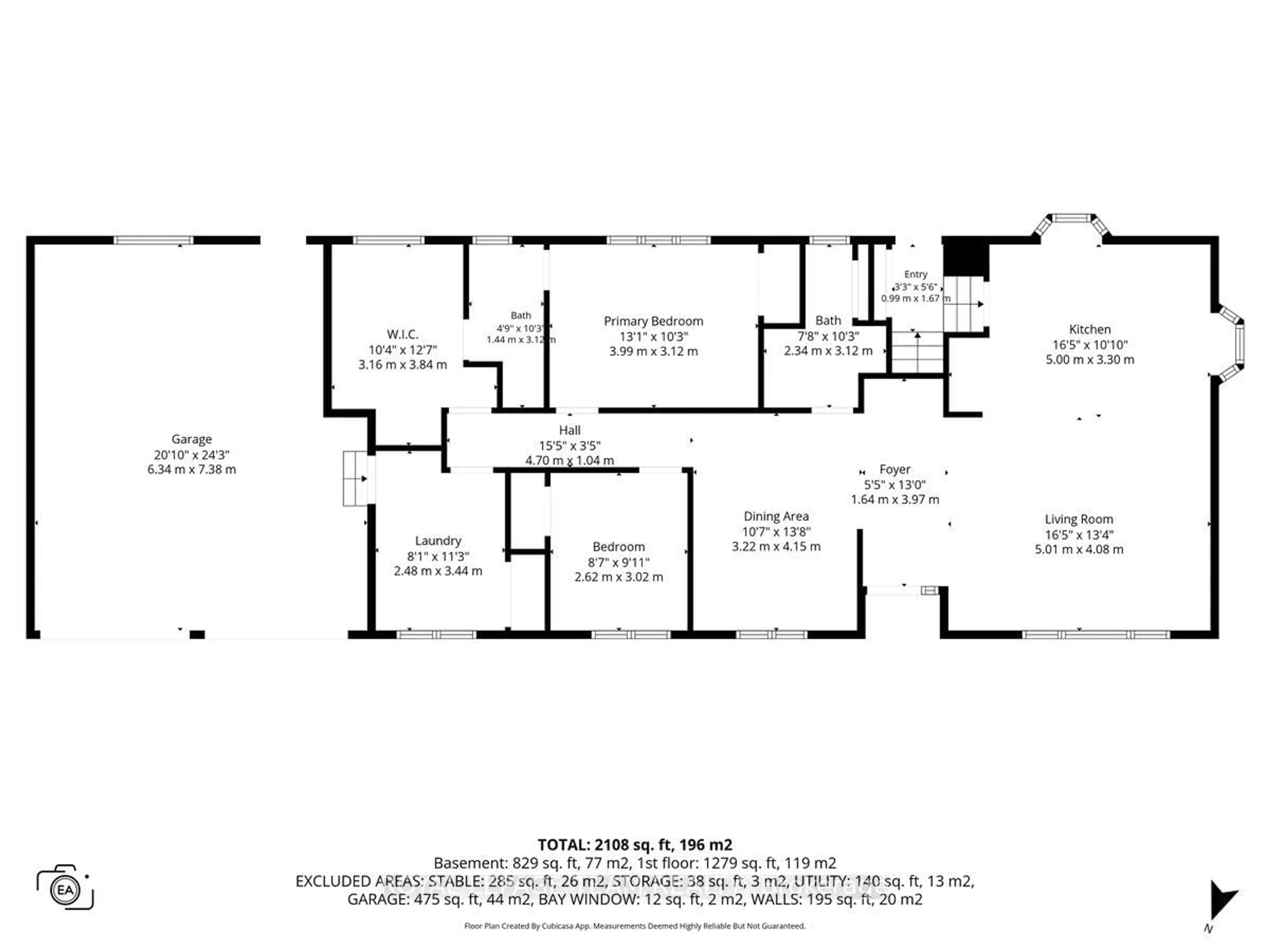 Floor plan for 2 Lavina Cres, Ottawa Ontario K2H 7P2
