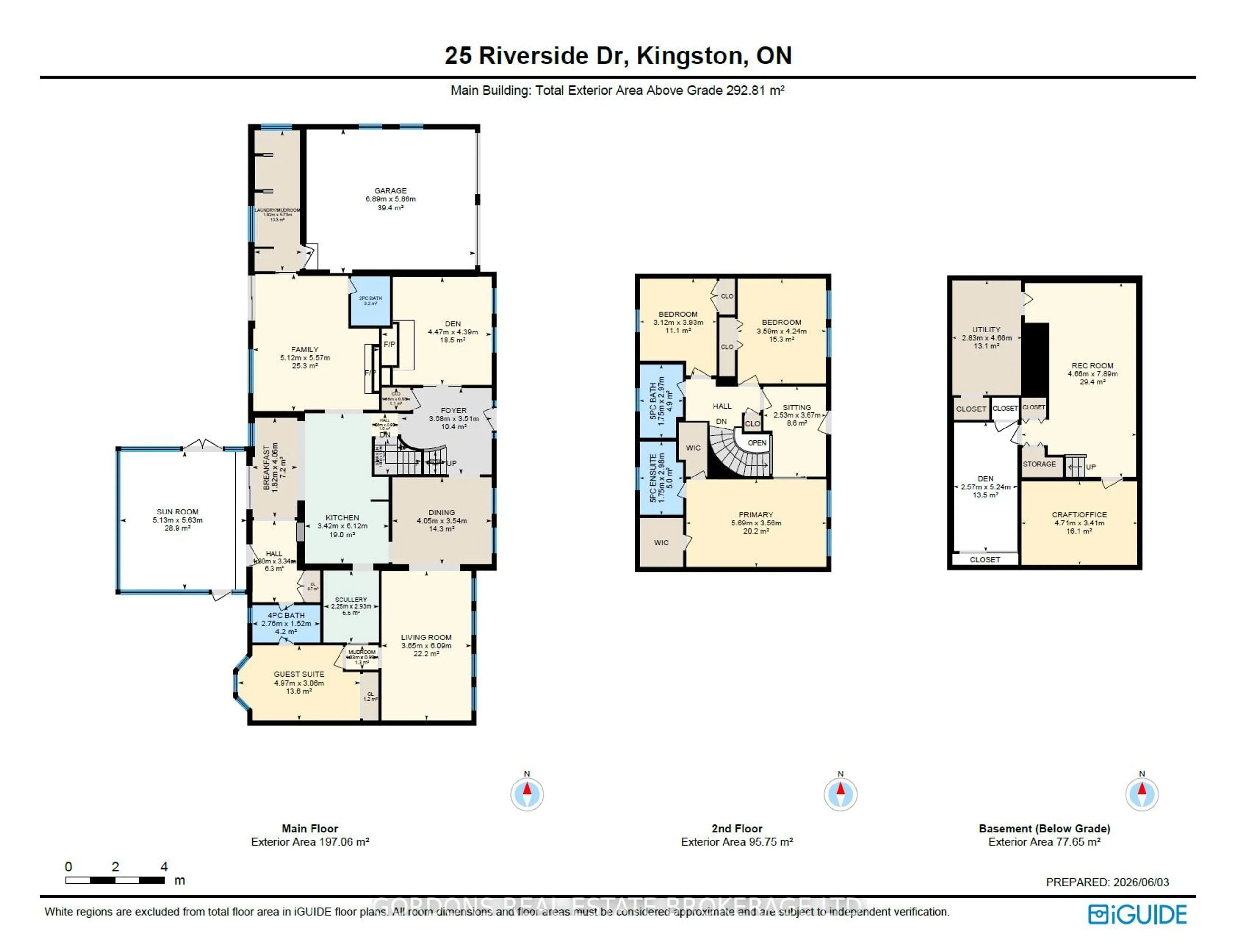 Floor plan for 25 Riverside Dr, Kingston Ontario K7L 4V1