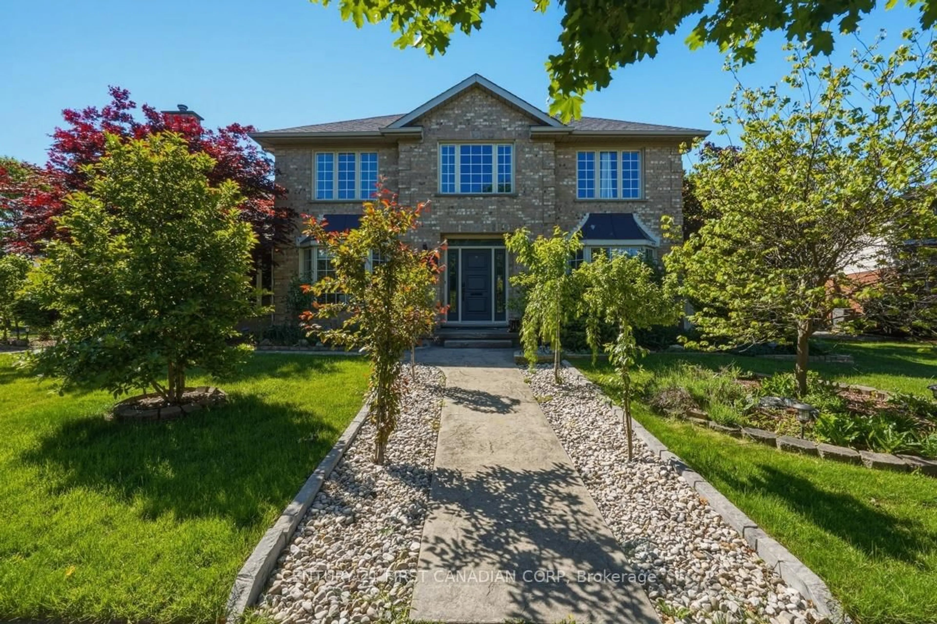 Home with brick exterior material, street for 267 Pine Valley Dr, London South Ontario N6J 4T1
