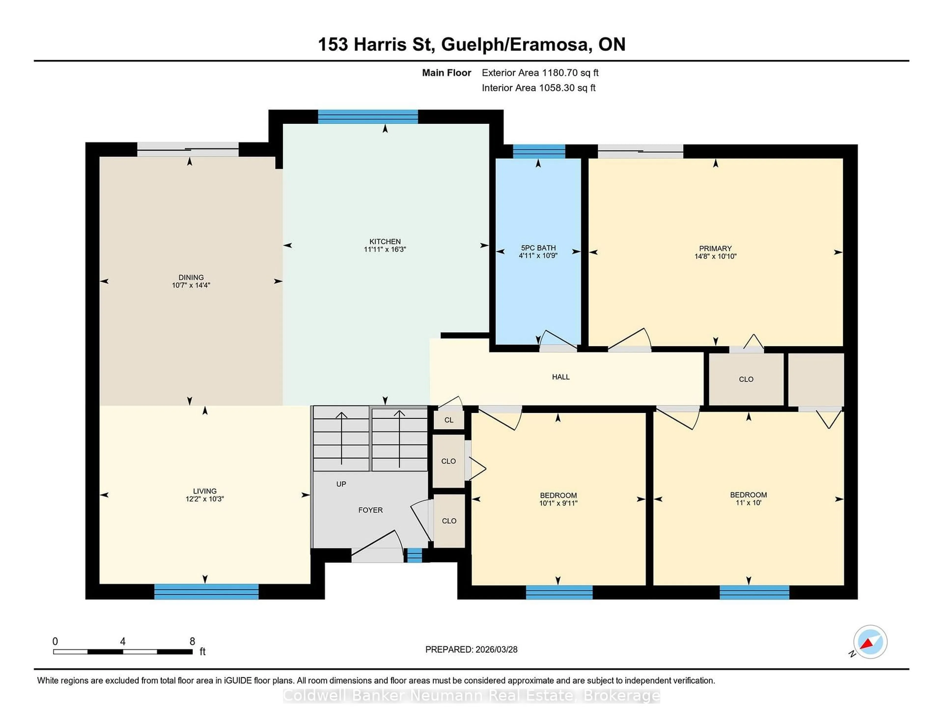 Floor plan for 153 HARRIS St, Guelph/Eramosa Ontario N0B 2K0