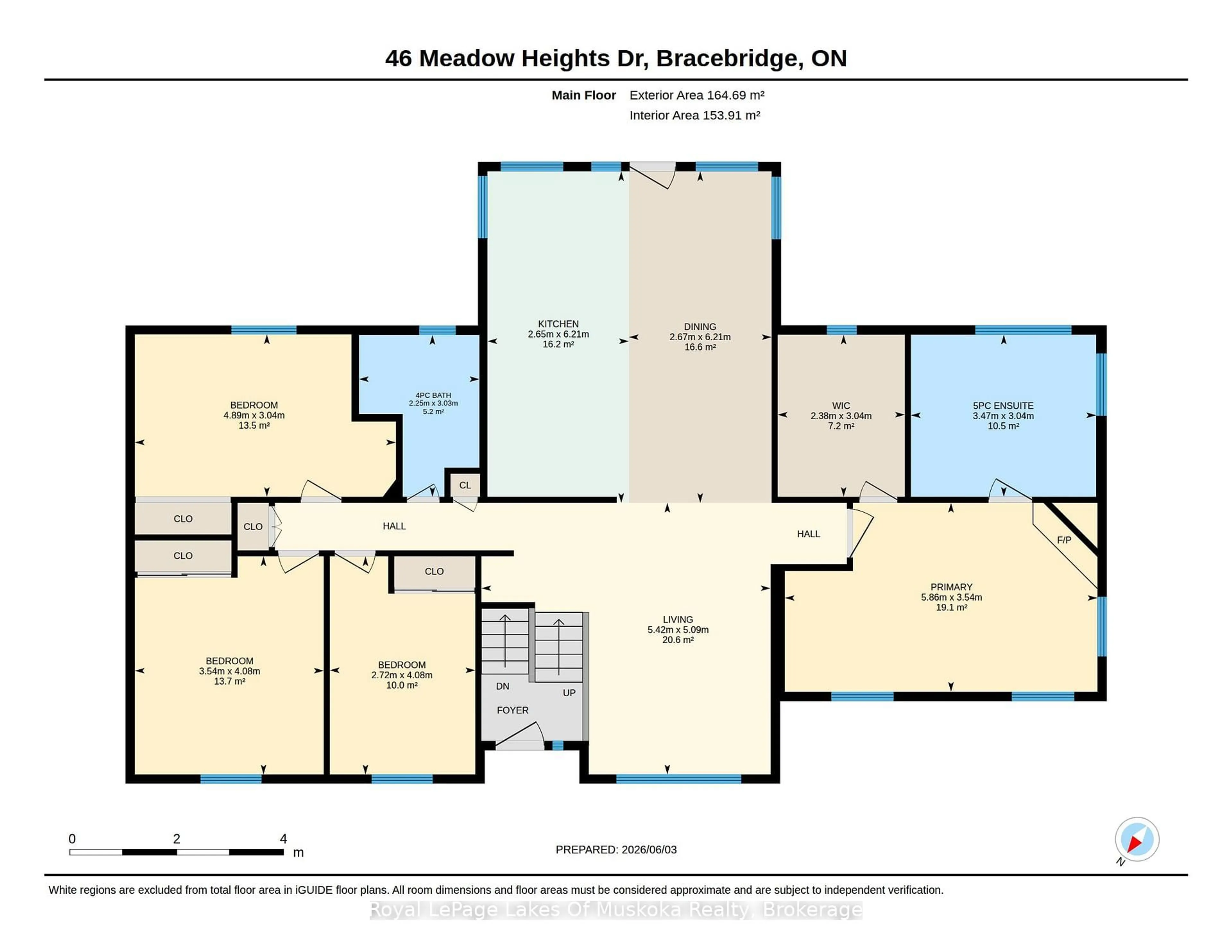 Floor plan for 46 Meadow Heights Dr, Bracebridge Ontario P1L 1A2